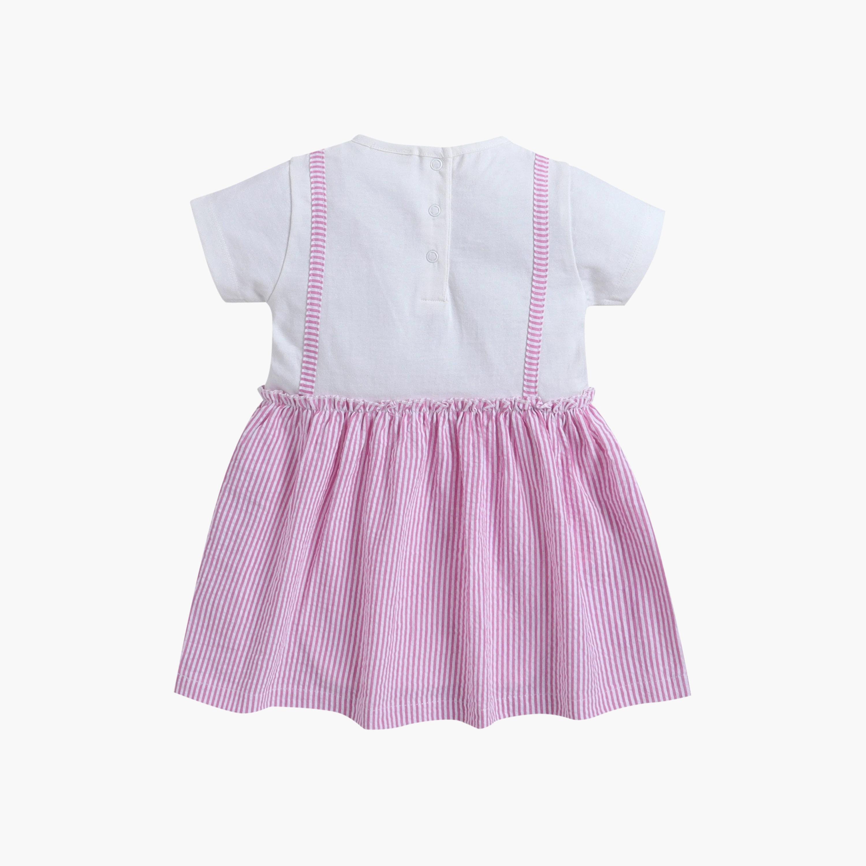 Victor and Jane Short Sleeves Stripped Dress-baby-girls-clothing-dressesandjumpsuits-image-5
