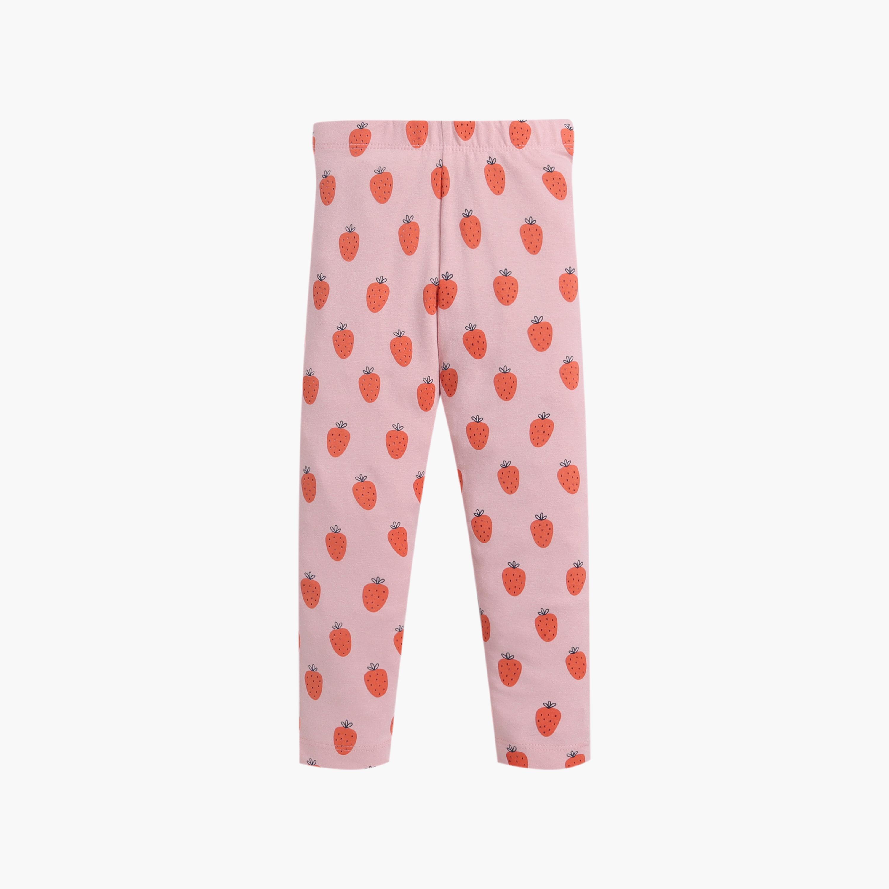 Victor and Jane 4-Piece Printed T-Shirt & Leggings Set-baby-girls-clothing-setsandcoords-image-12