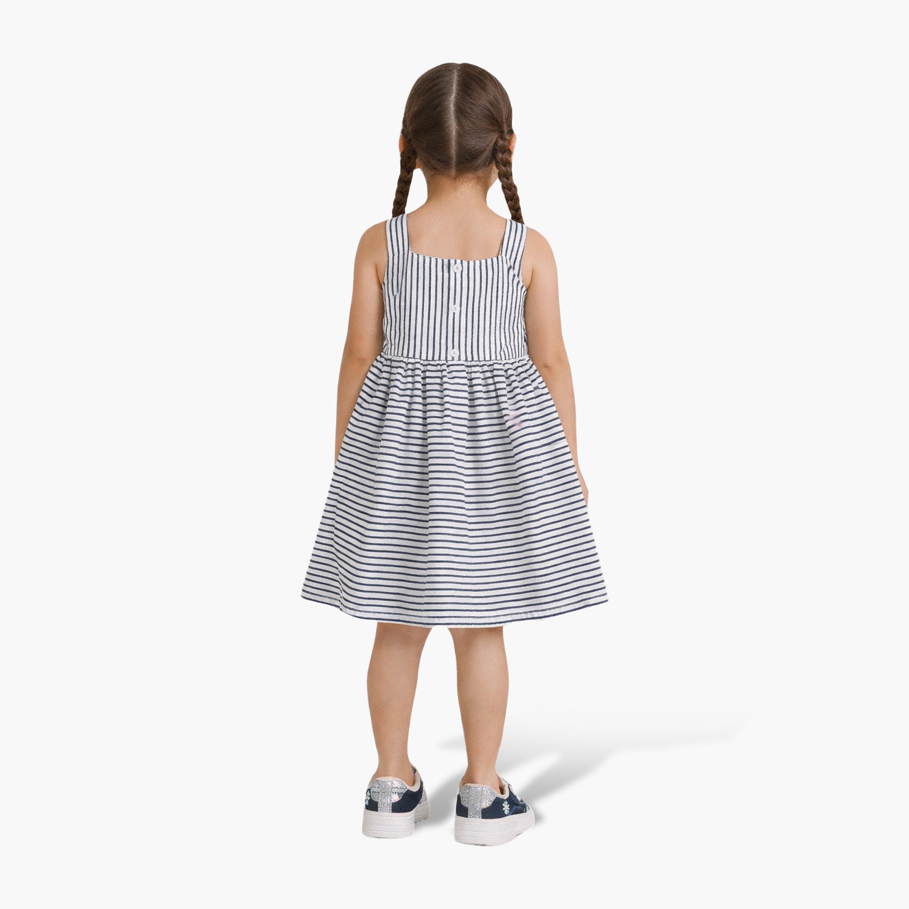 Victor and Jane Bow Detail Sleeveless Dress-girls-clothing-dressesandjumpsuits-image-2