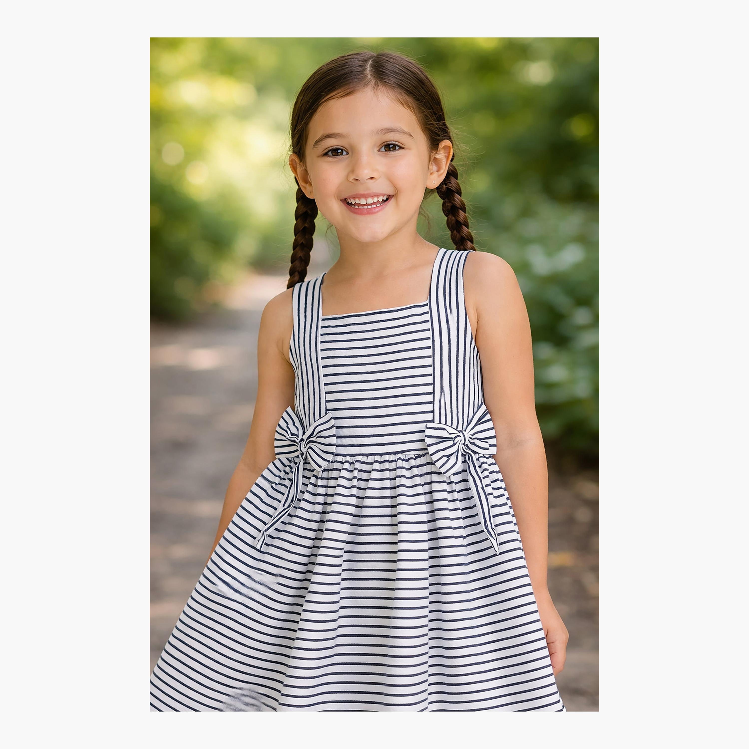 Victor and Jane Bow Detail Sleeveless Dress-girls-clothing-dressesandjumpsuits-image-5