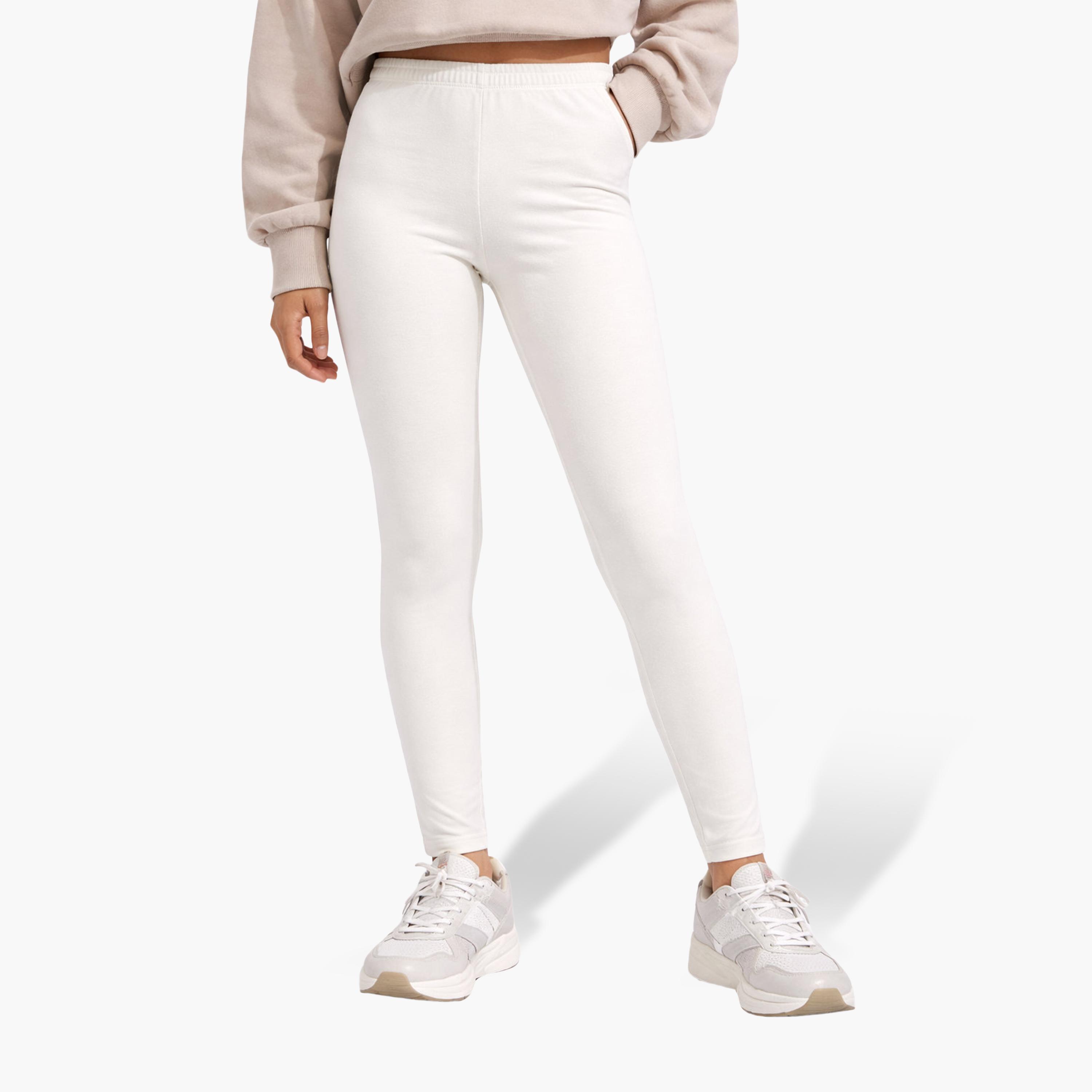 Victor and Jane 2-Piece Basic Stretch Leggings-girls-clothing-bottoms-leggings-image-2