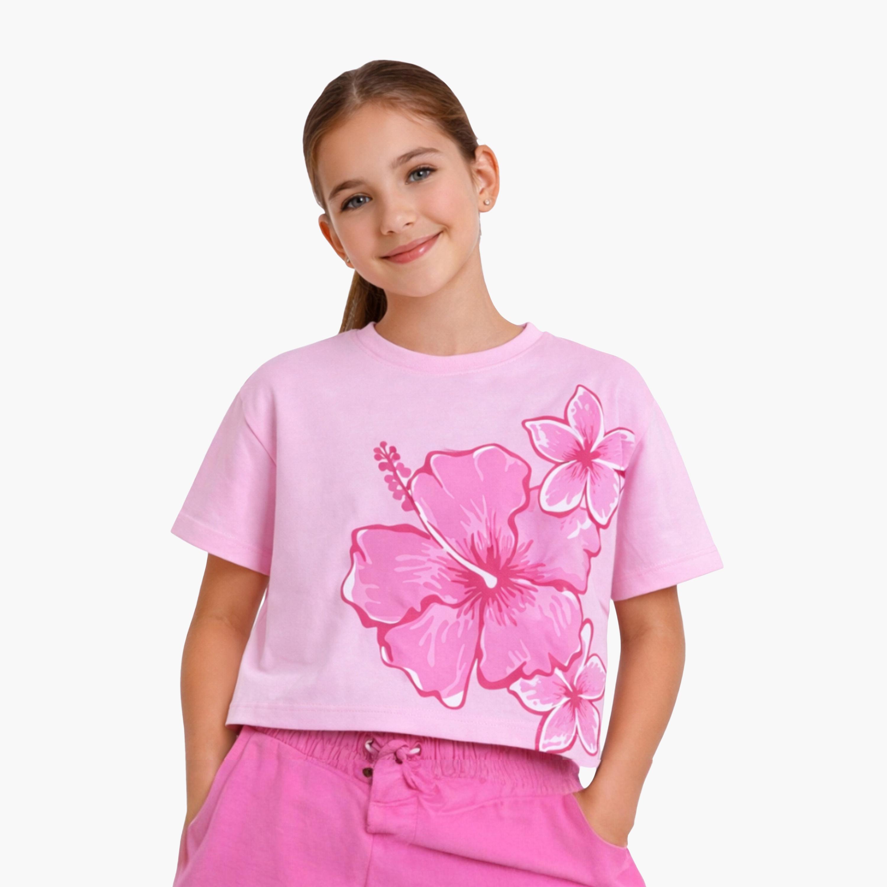 Victor and Jane Floral Print Top & Pants Set-baby-girls-clothing-setsandcoords-image-4
