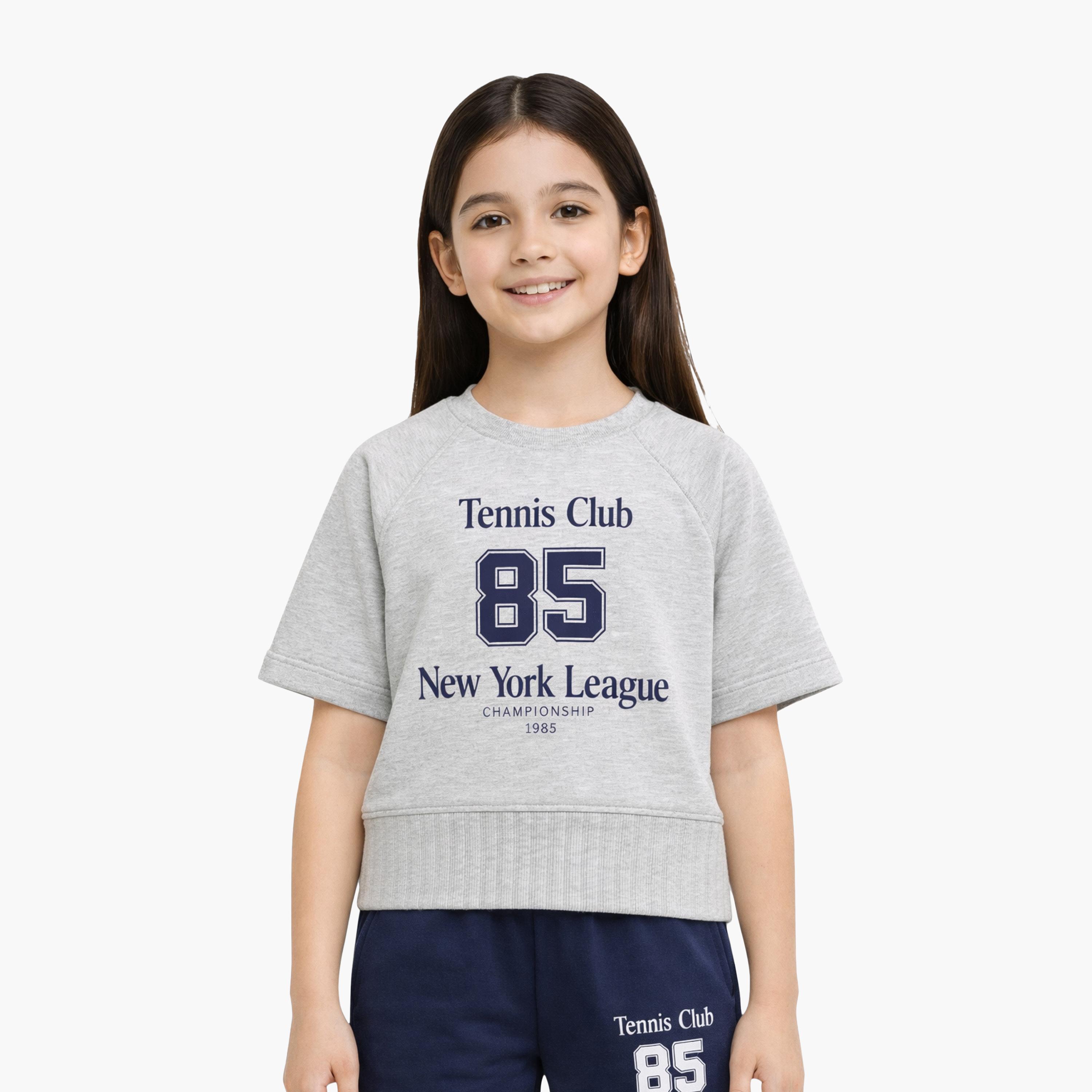 Victor and Jane Tennis Club Print T-Shirt & Pants Set-baby-girls-clothing-setsandcoords-image-4