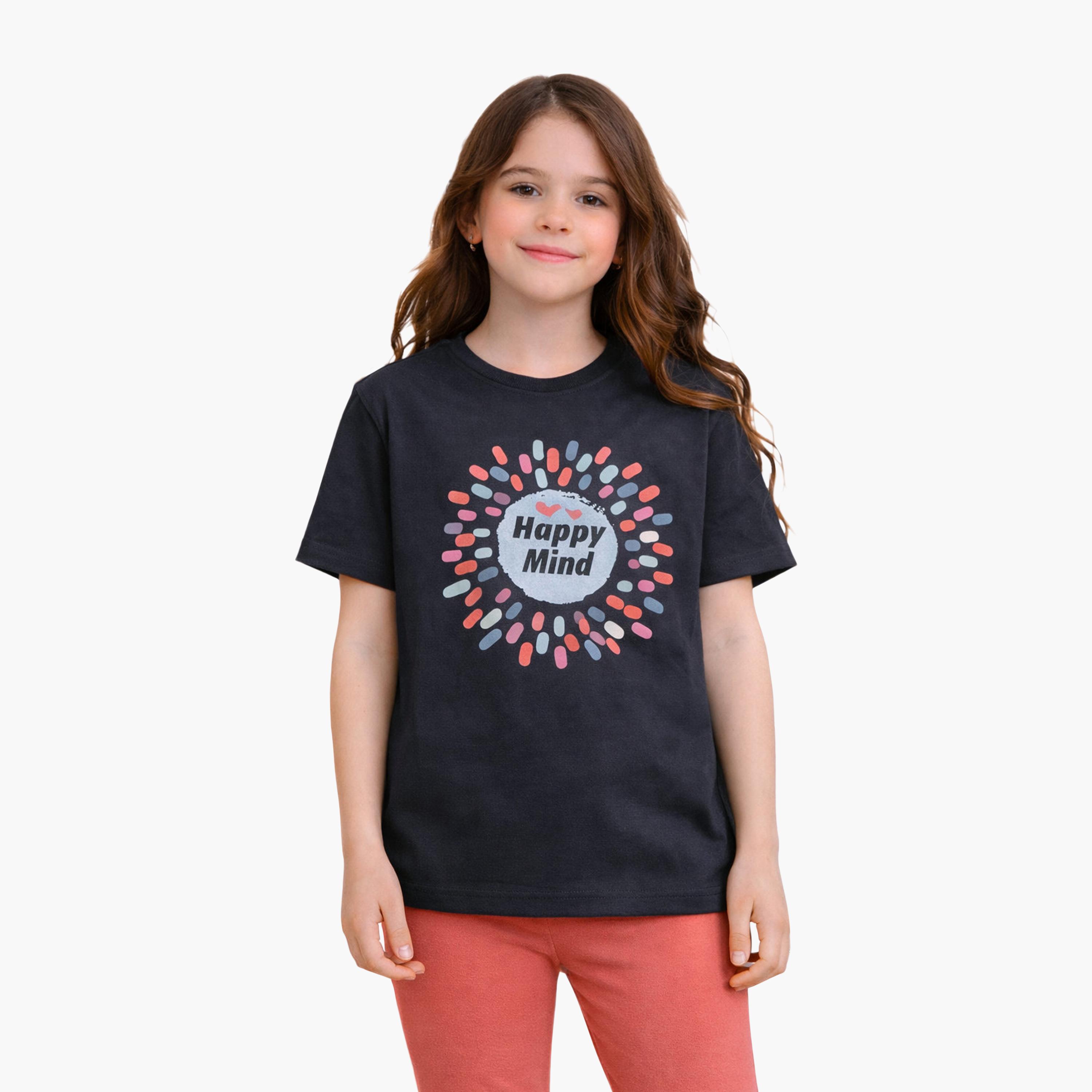 طقم مكون من قطعتين تي شيرت مطبوع بأكمام قصيرة مع قطعتين ليجنز من فيكتور آند جين-baby-girls-clothing-setsandcoords-image-5