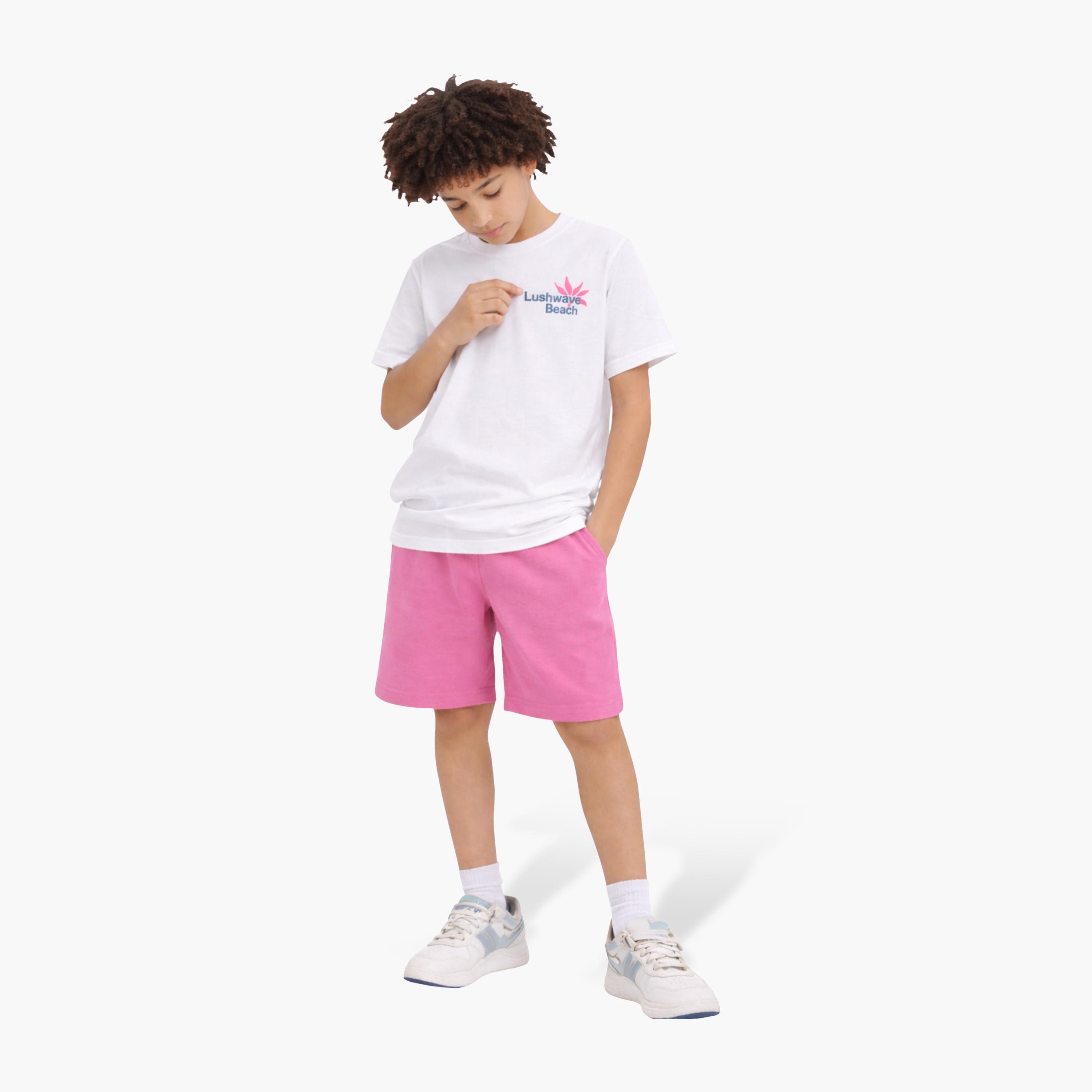 Victor and Jane Half Sleeves Lushwave Beach Graphic Relaxed Fit T-Shirt-boys-clothing-tshirtsandpolos-image-3