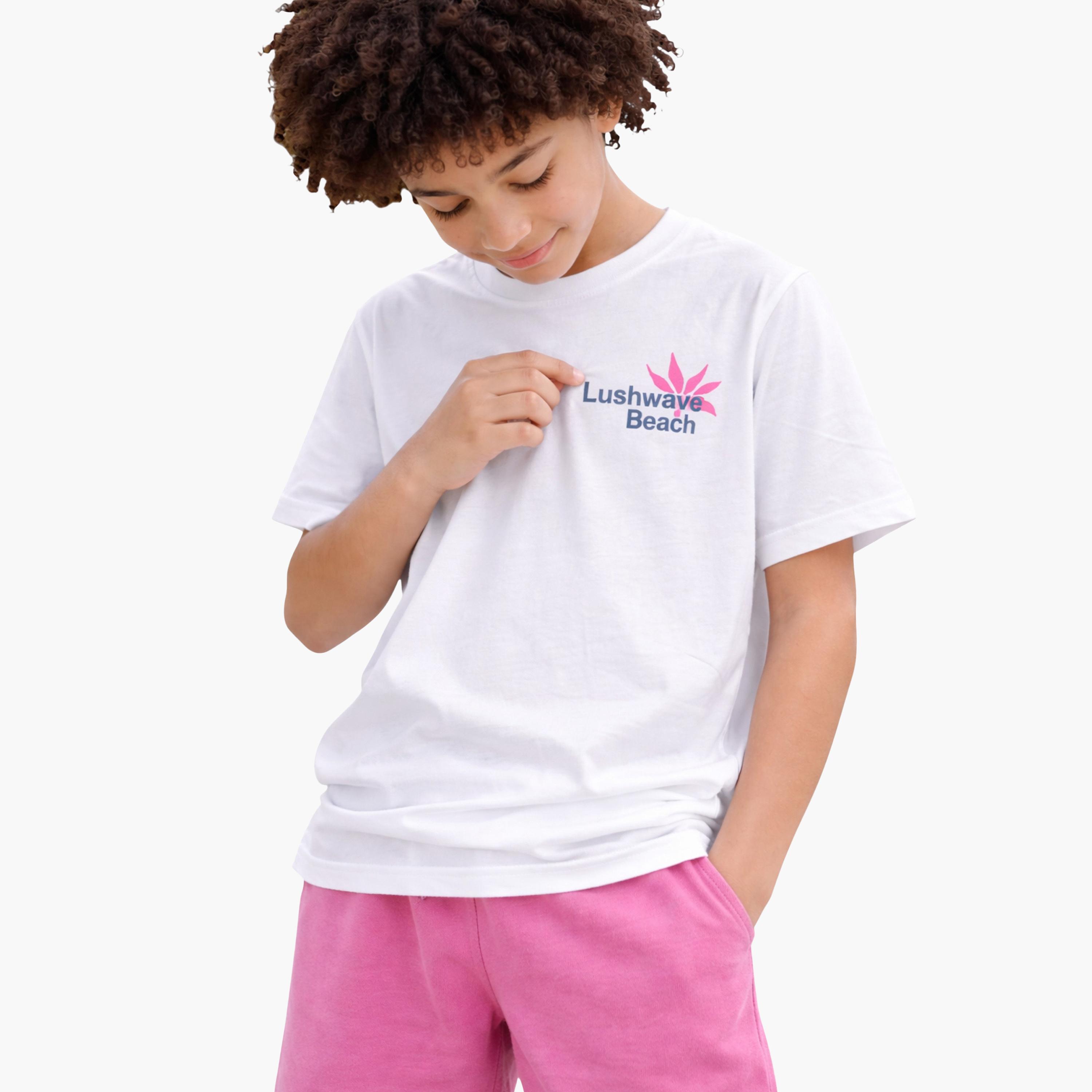 Victor and Jane Half Sleeves Lushwave Beach Graphic Relaxed Fit T-Shirt-boys-clothing-tshirtsandpolos-image-4