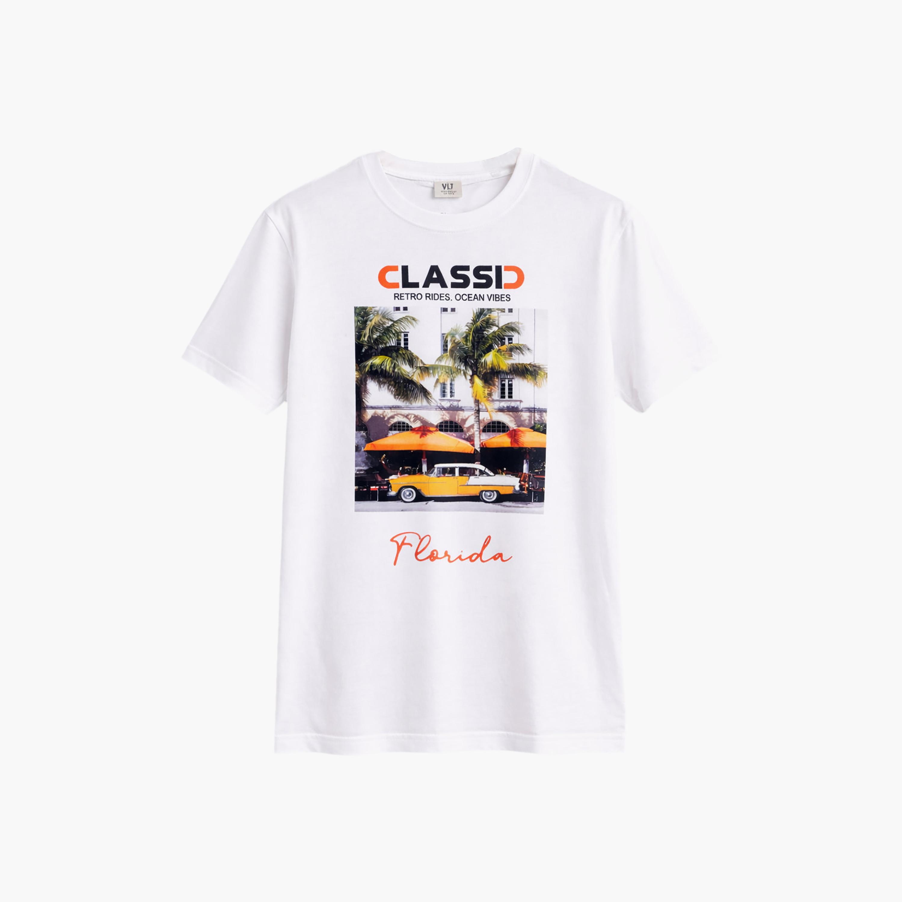 Victor and Jane Half Sleeves Florida Graphic Relaxed Fit T-Shirt-boys-clothing-tshirtsandpolos-image-3