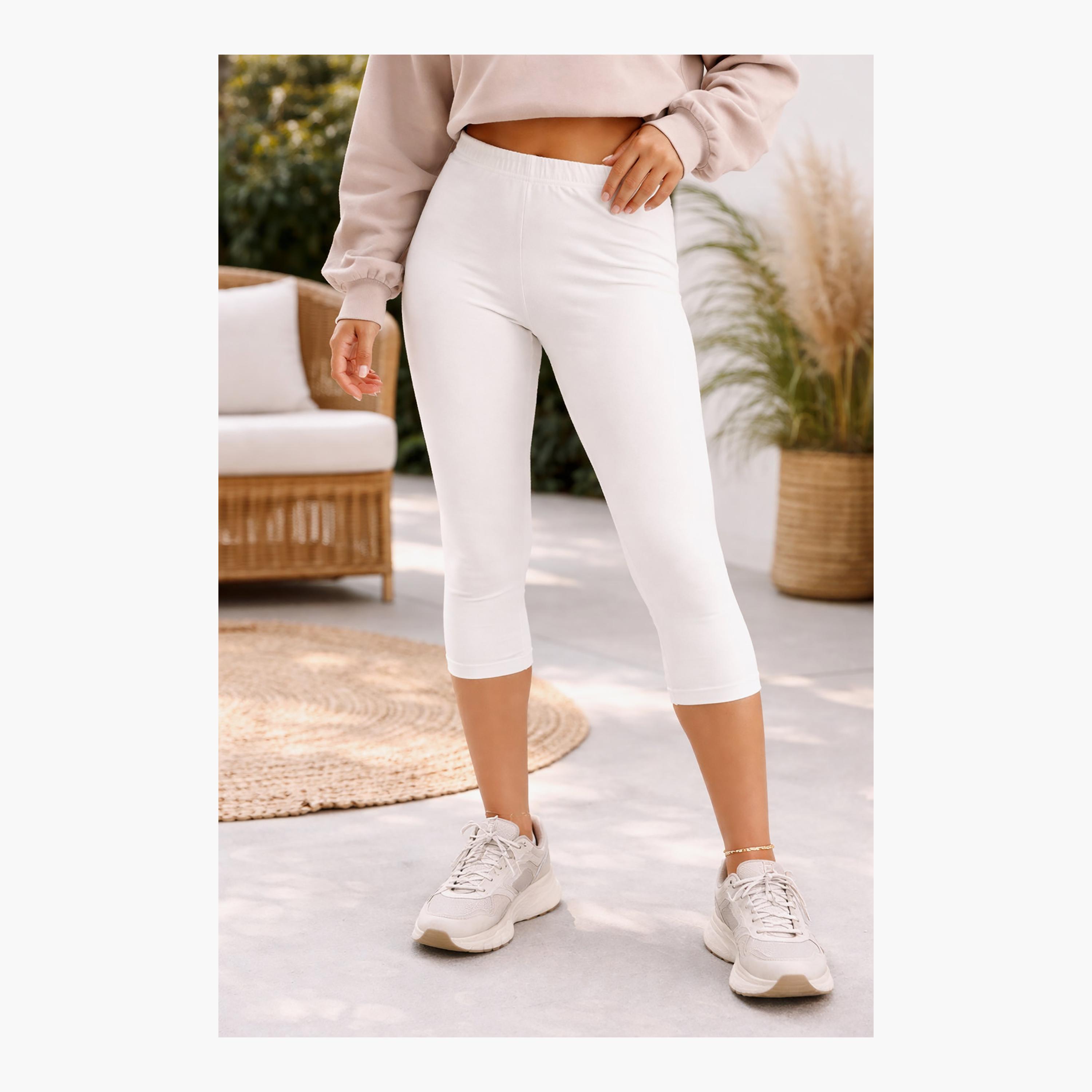 Victor and Jane 2-Piece Basic Stretch Capri Leggings-girls-clothing-bottoms-leggings-image-3