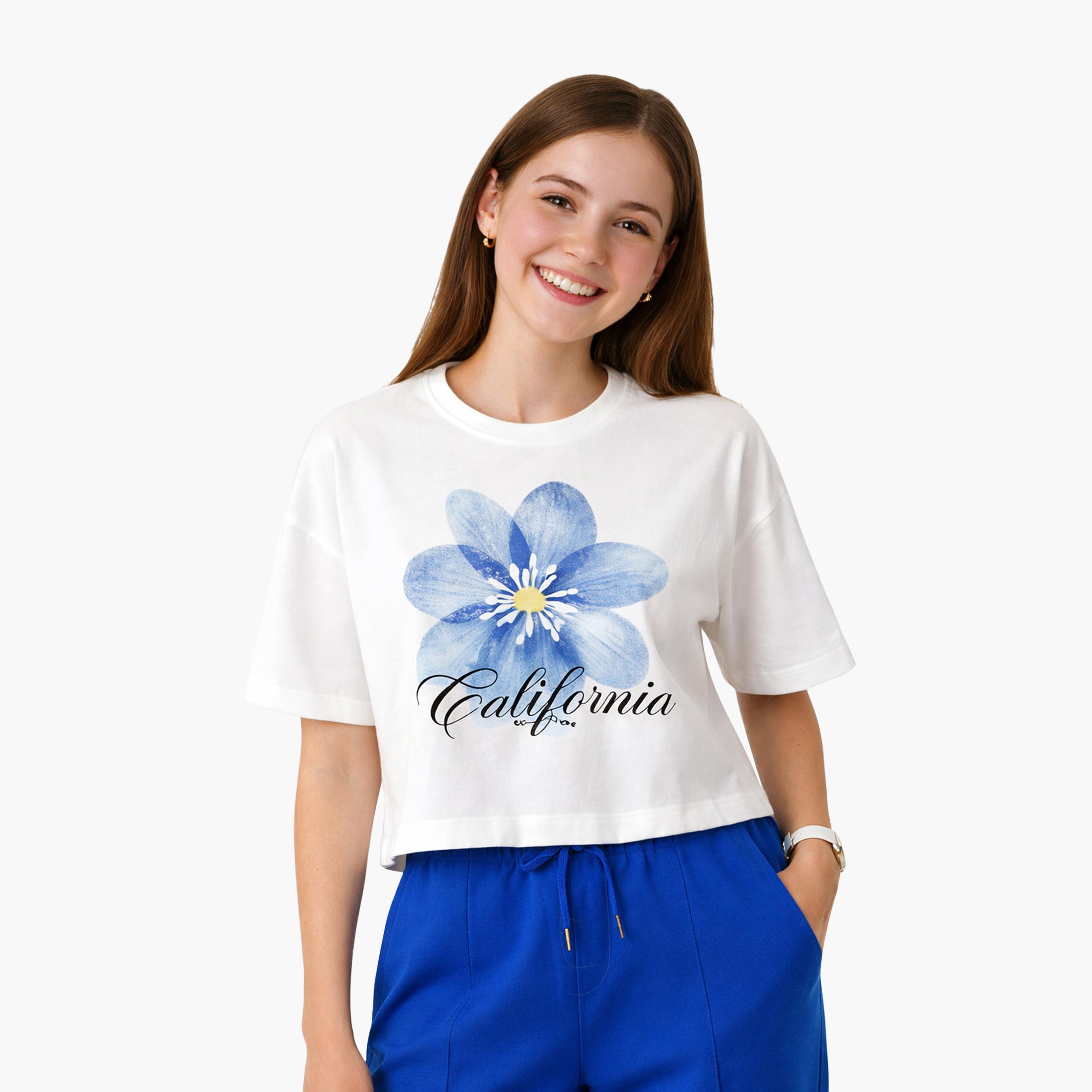 Victor and Jane Floral Printed T-Shirt & Pants Set-baby-girls-clothing-setsandcoords-image-3