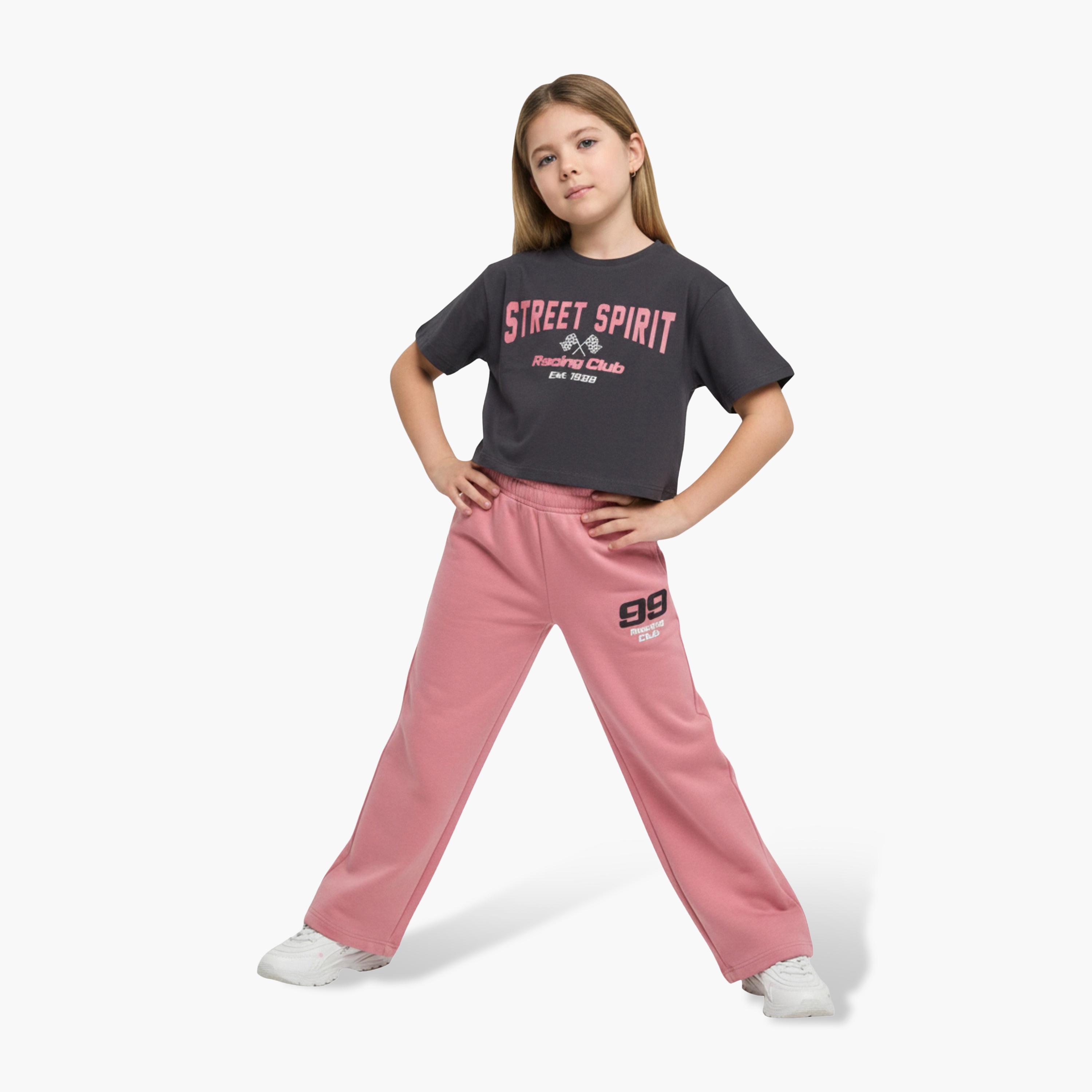 Victor and Jane Street Spirit Printed T-Shirt & Pants Set-baby-girls-clothing-setsandcoords-image-3