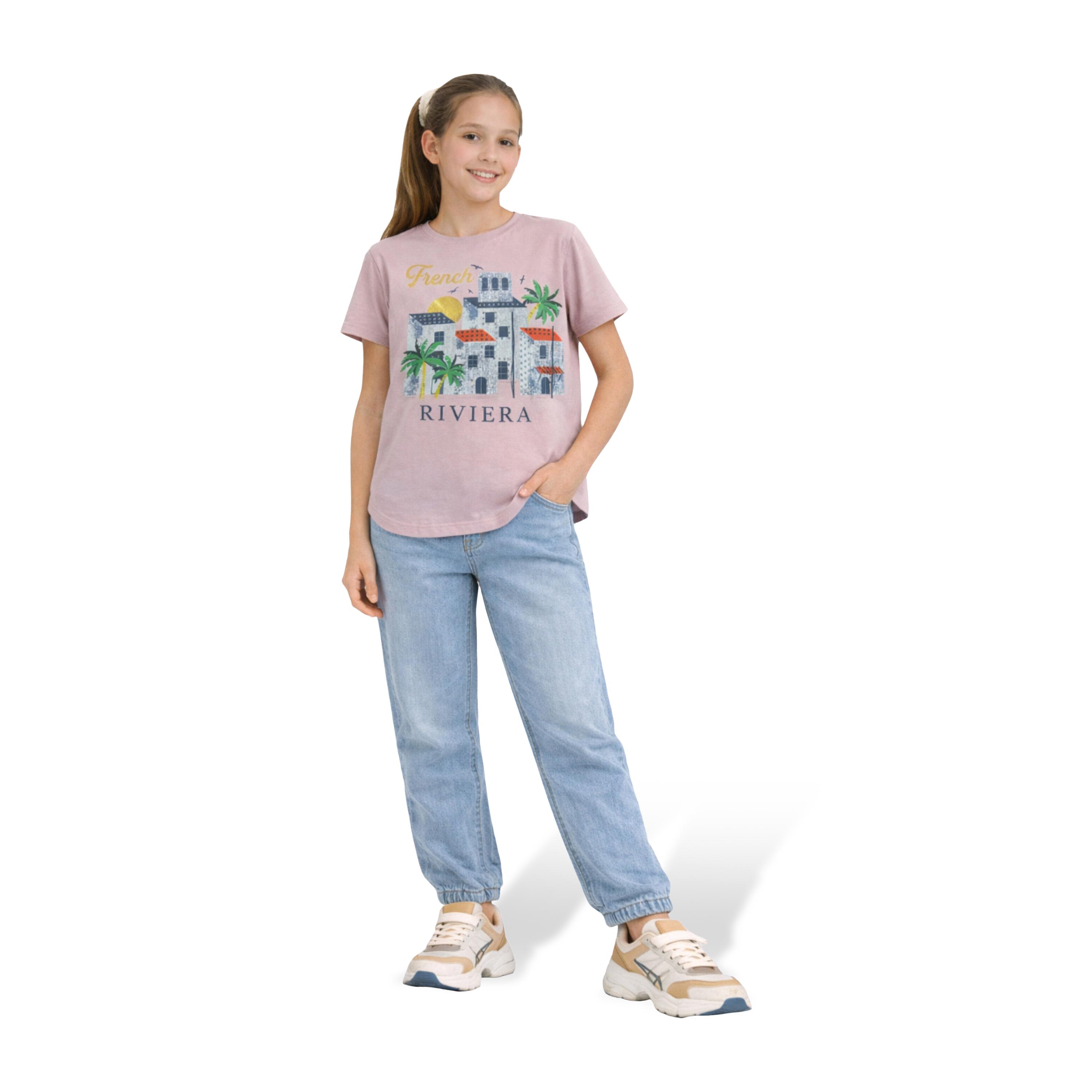Victor and Jane Short Sleeves French Riviera Embellished T-Shirt-girls-clothing-tshirts-image-2