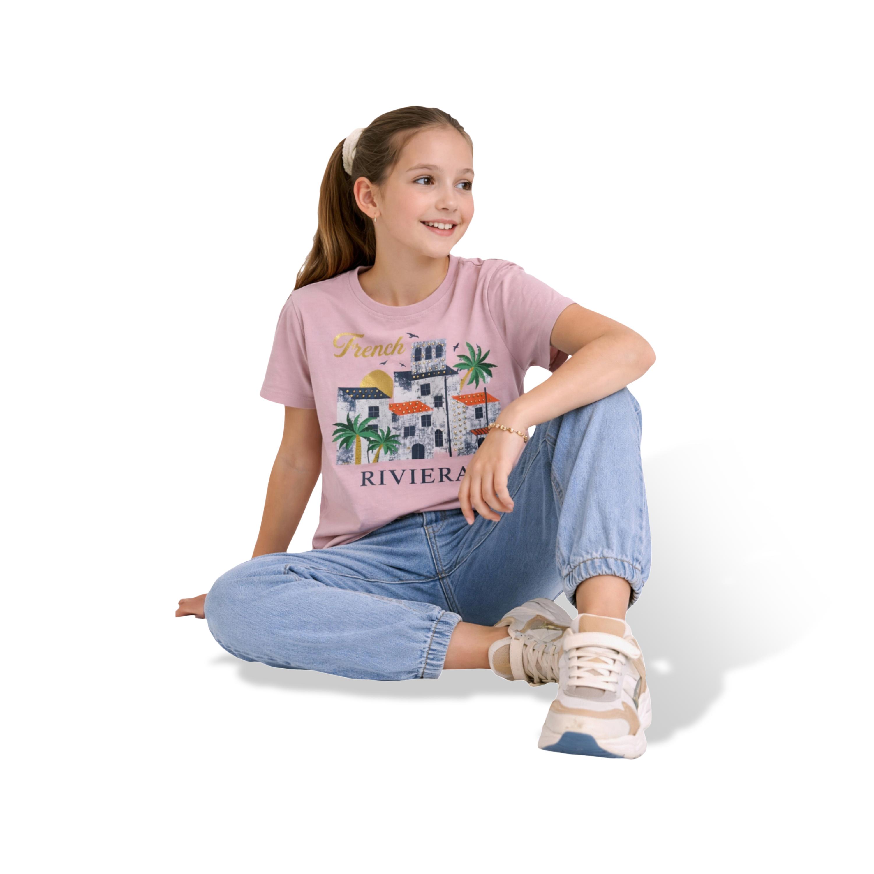 Victor and Jane Short Sleeves French Riviera Embellished T-Shirt-girls-clothing-tshirts-image-4