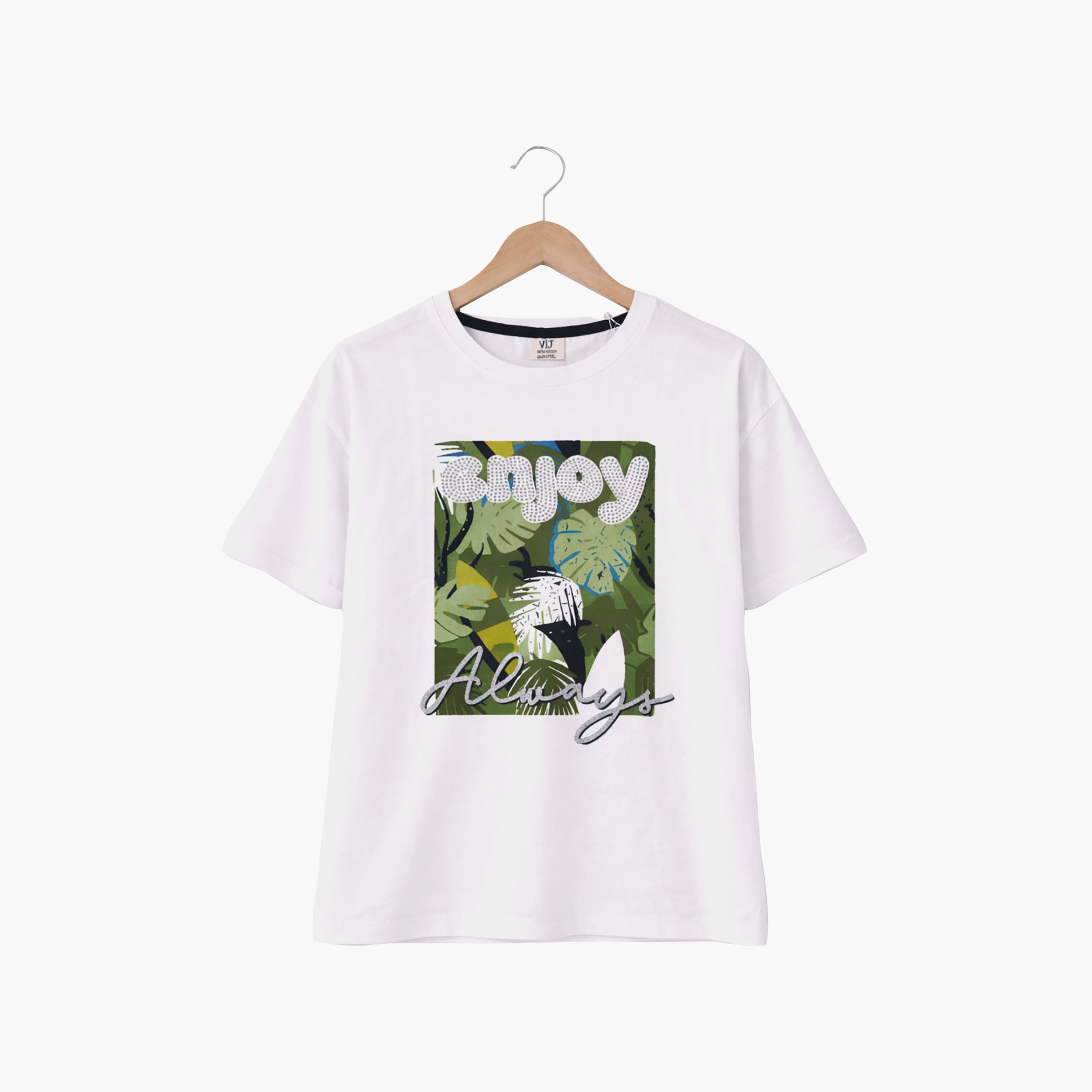 Victor and Jane Amalfi Coast Embroidered Oversized Graphic T-Shirt-girls-clothing-tshirts-image-5