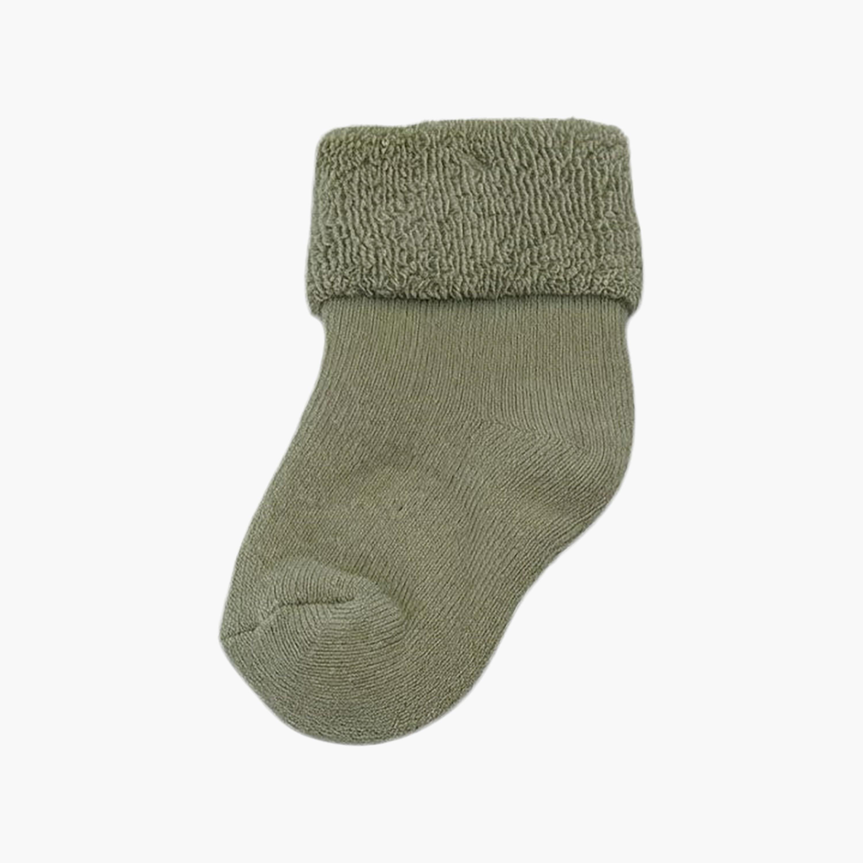 طقم جوارب قطنية مسامية بحافة ملفوفة 4 أزواج من فيكتور آند جين-boys-accessories-socks-image-2