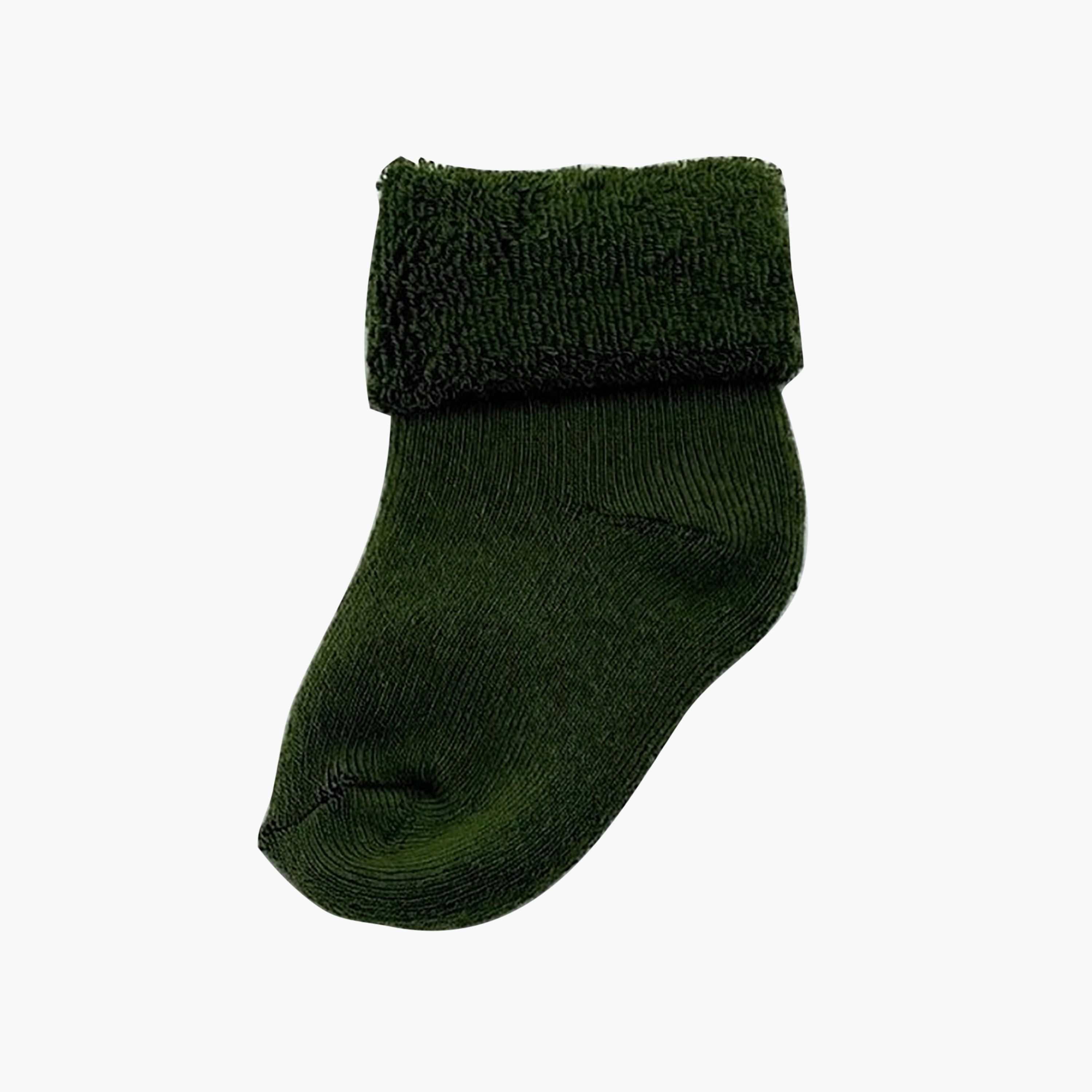 طقم جوارب قطنية مسامية بحافة ملفوفة 4 أزواج من فيكتور آند جين-boys-accessories-socks-image-4