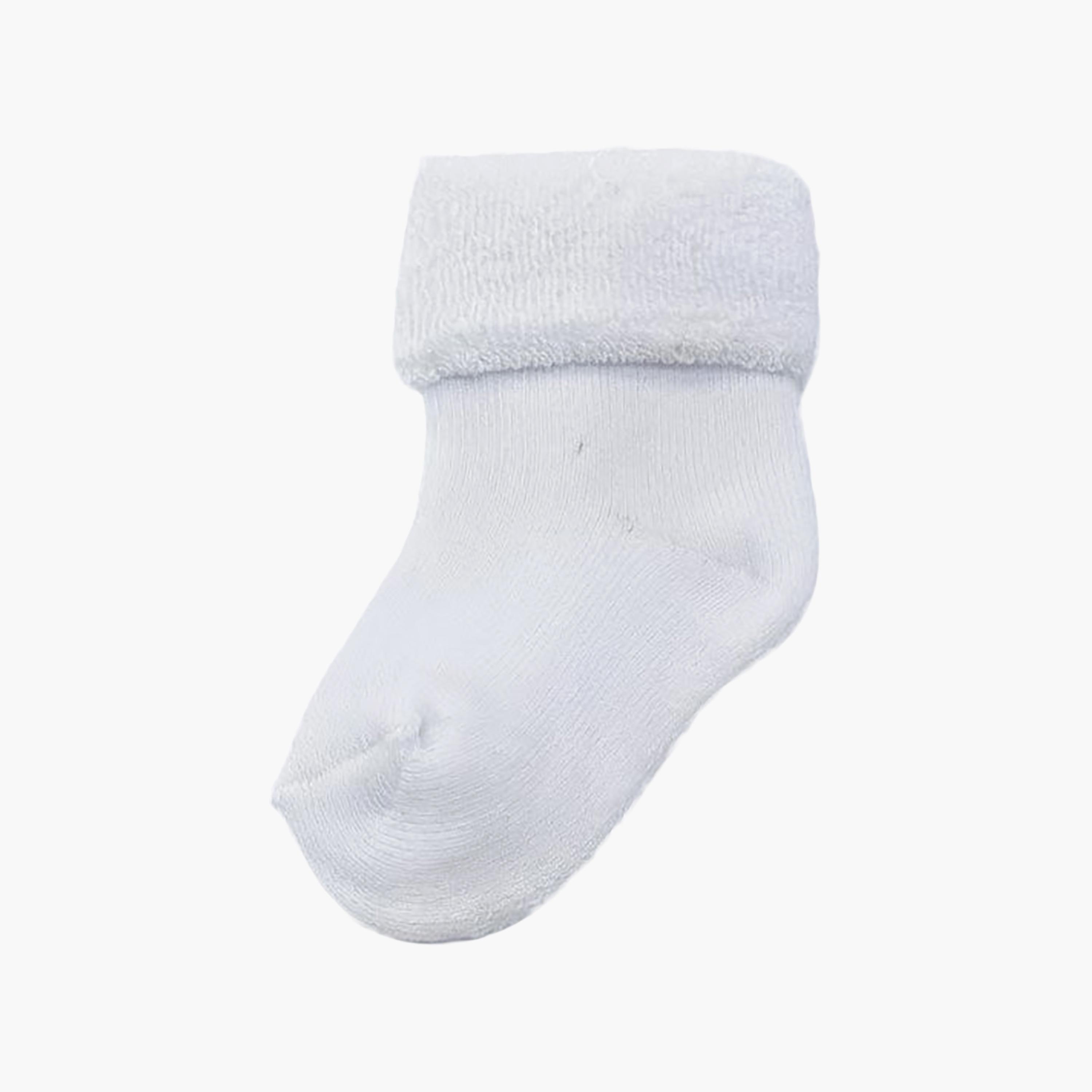 طقم جوارب قطنية مسامية بحافة ملفوفة 4 أزواج من فيكتور آند جين-boys-accessories-socks-image-3