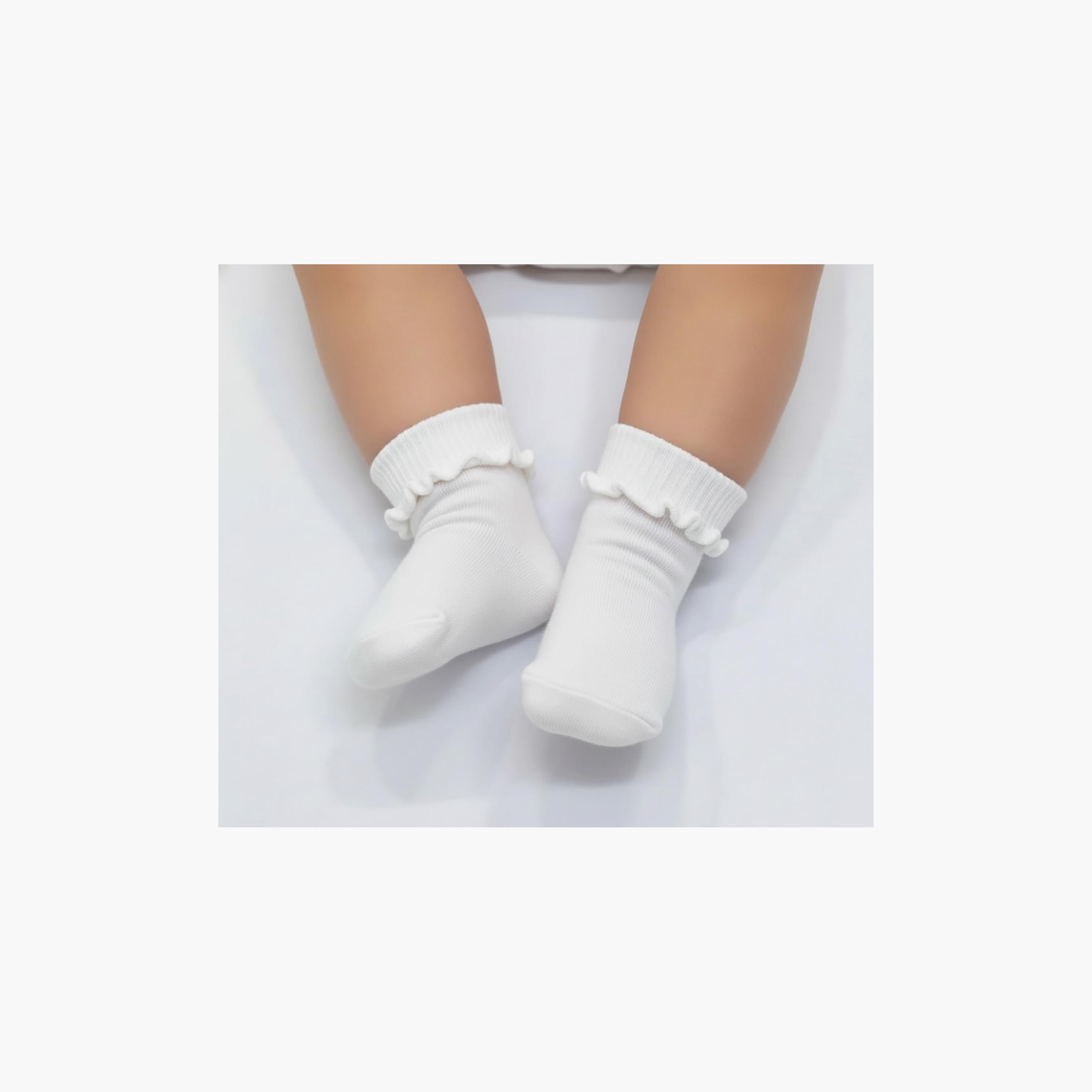 Victor and Jane 4-Pair Cotton Breathable Roll Top Socks-baby-girls-accessories-socks-image-4