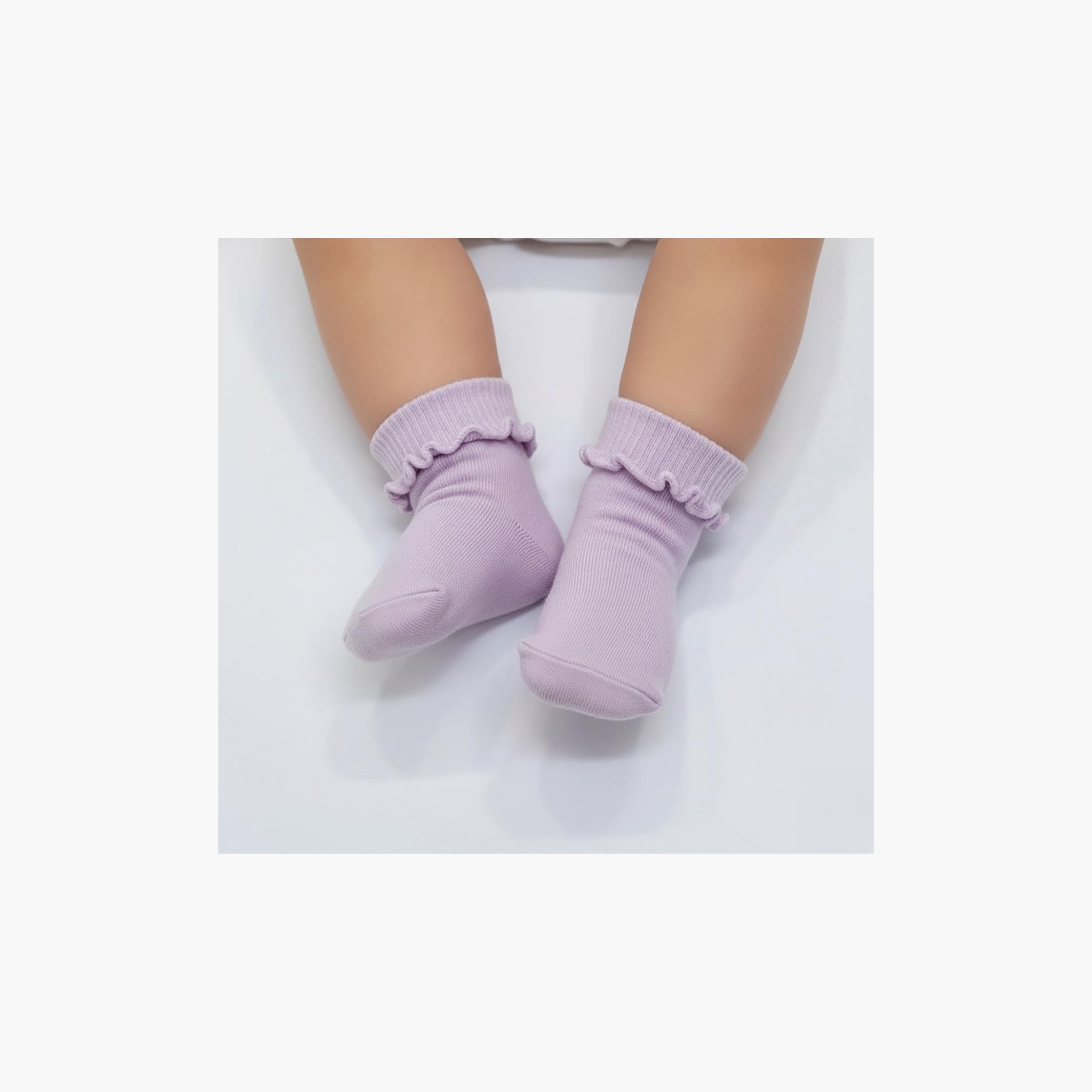 Victor and Jane 4-Pair Cotton Breathable Sparkle Roll Top Socks-baby-girls-accessories-socks-image-6