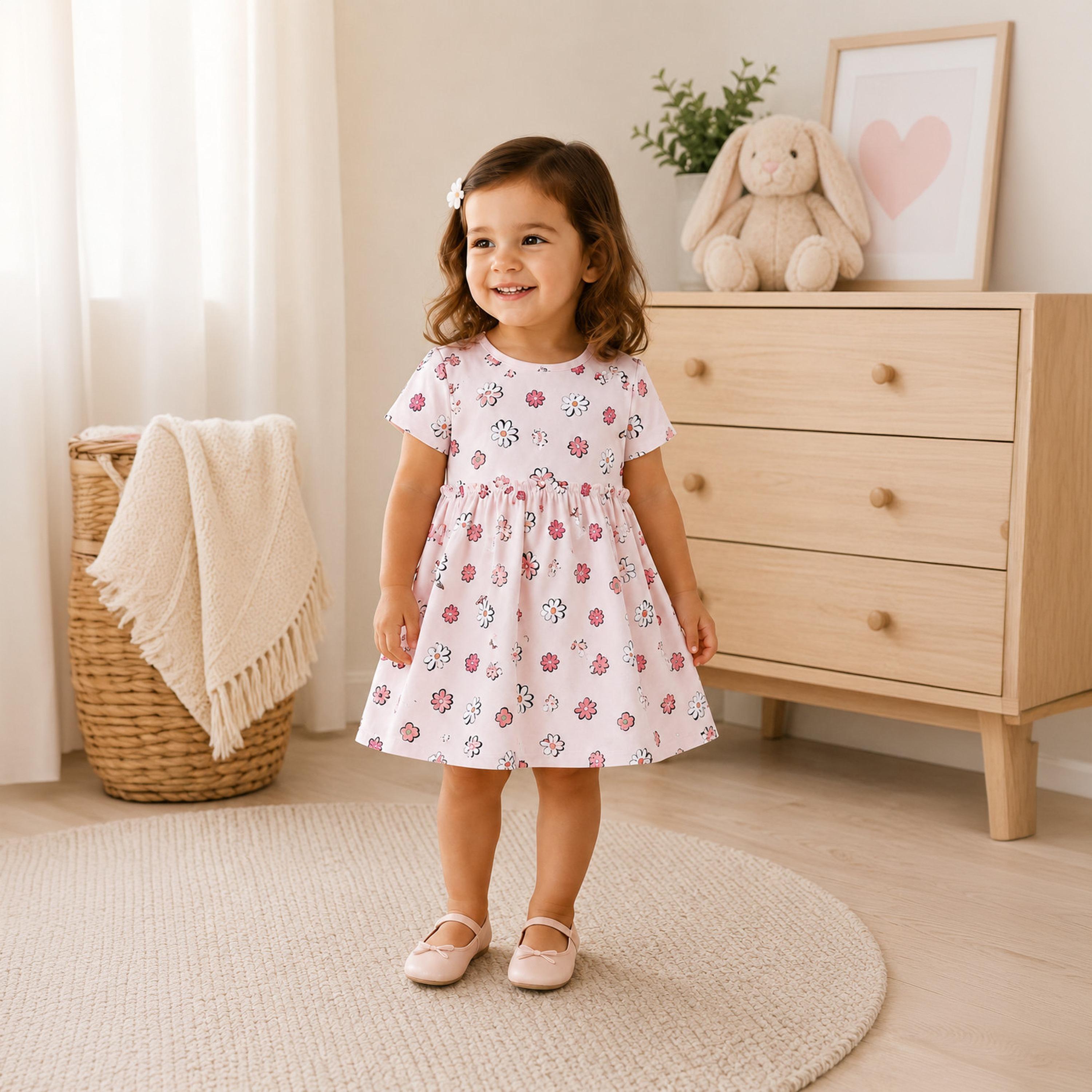 Victor and Jane 2-Piece Short Sleeves Floral Dresses-girls-clothing-dressesandjumpsuits-image-3