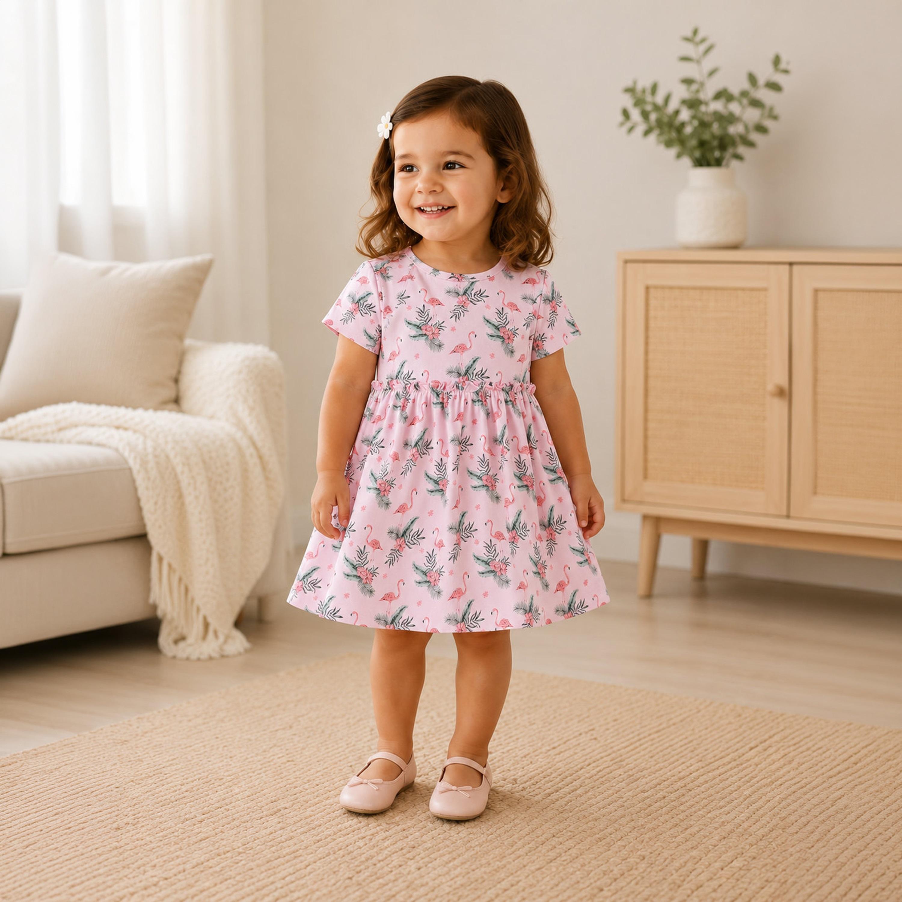 Victor and Jane 2-Piece Short Sleeves Floral Dresses-girls-clothing-dressesandjumpsuits-image-4