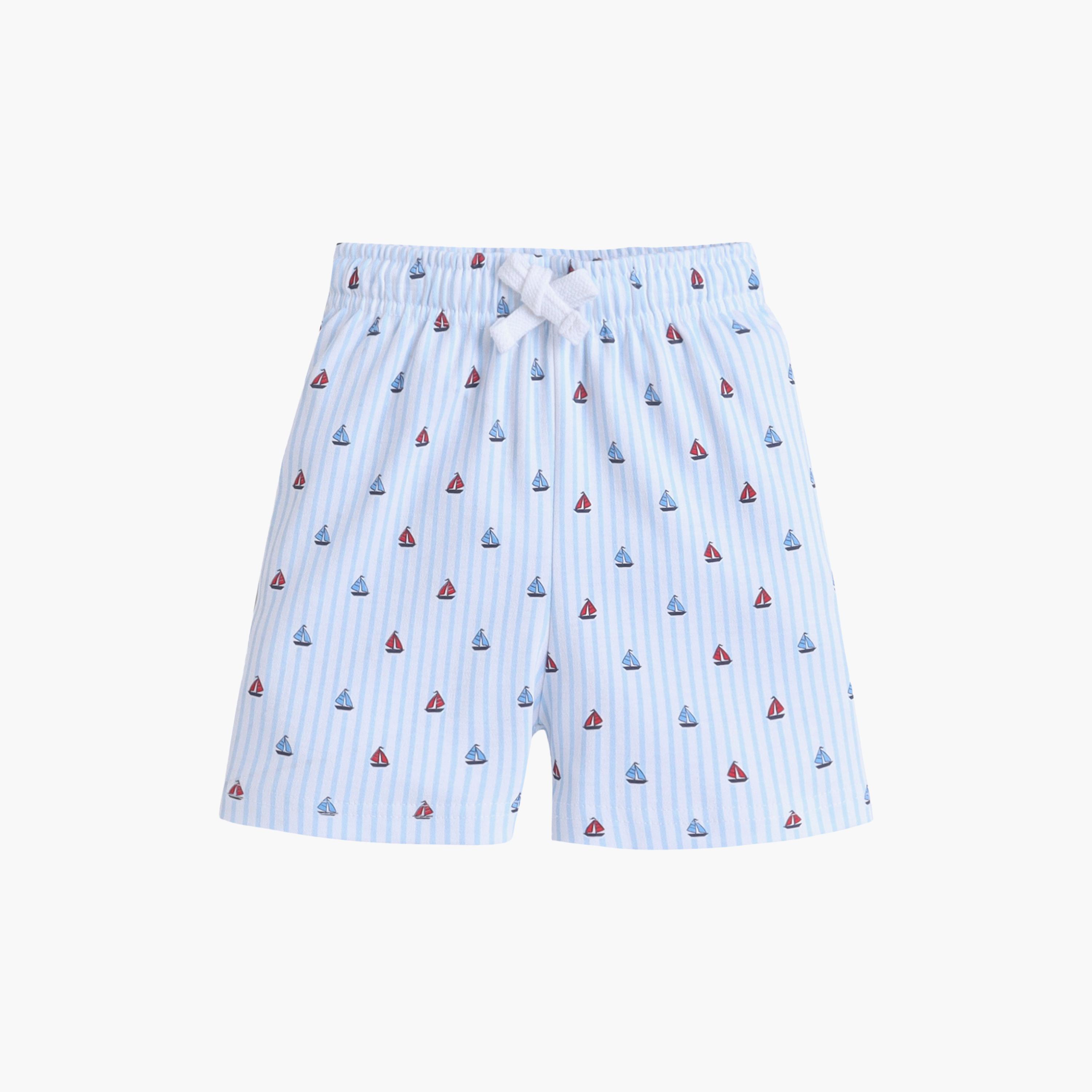 طقم تي شيرت قطني وشورت بطبعة رياضية من فيكتور آند جين-boys-clothing-setsandcoords-image-3