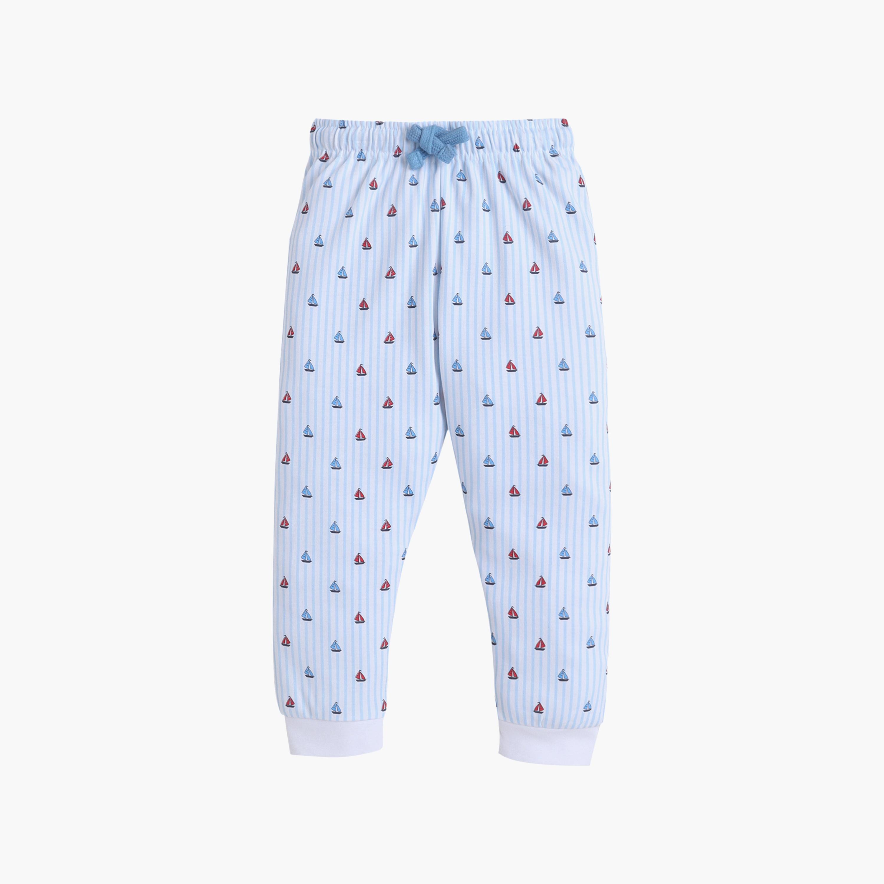 طقم تي شيرت قطني وبيجامة بطبعة سبيريت من فيكتور آند جين-boys-clothing-setsandcoords-image-3