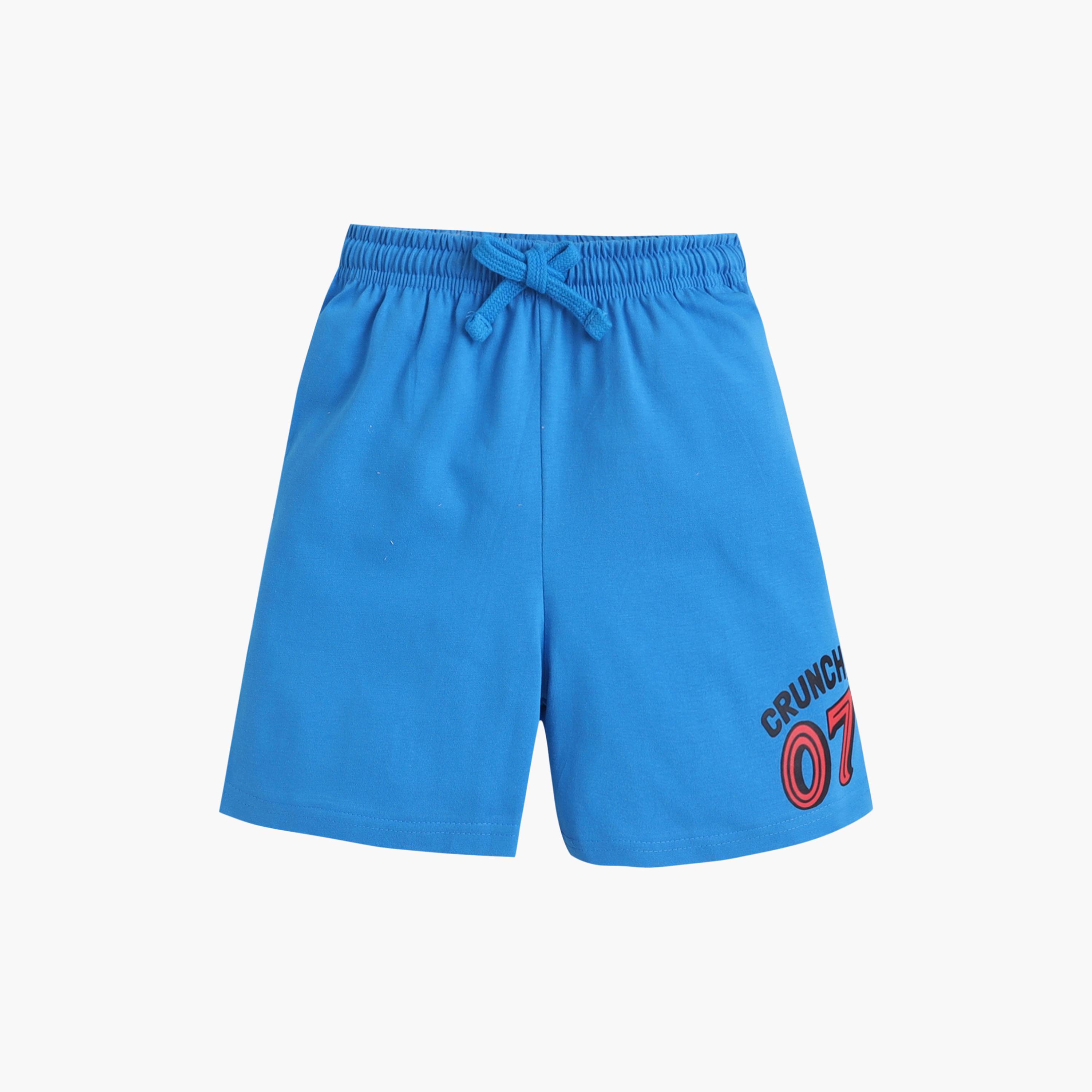 Victor and Jane Racing Printed Cotton T-Shirt & Shorts Set-boys-clothing-setsandcoords-image-4