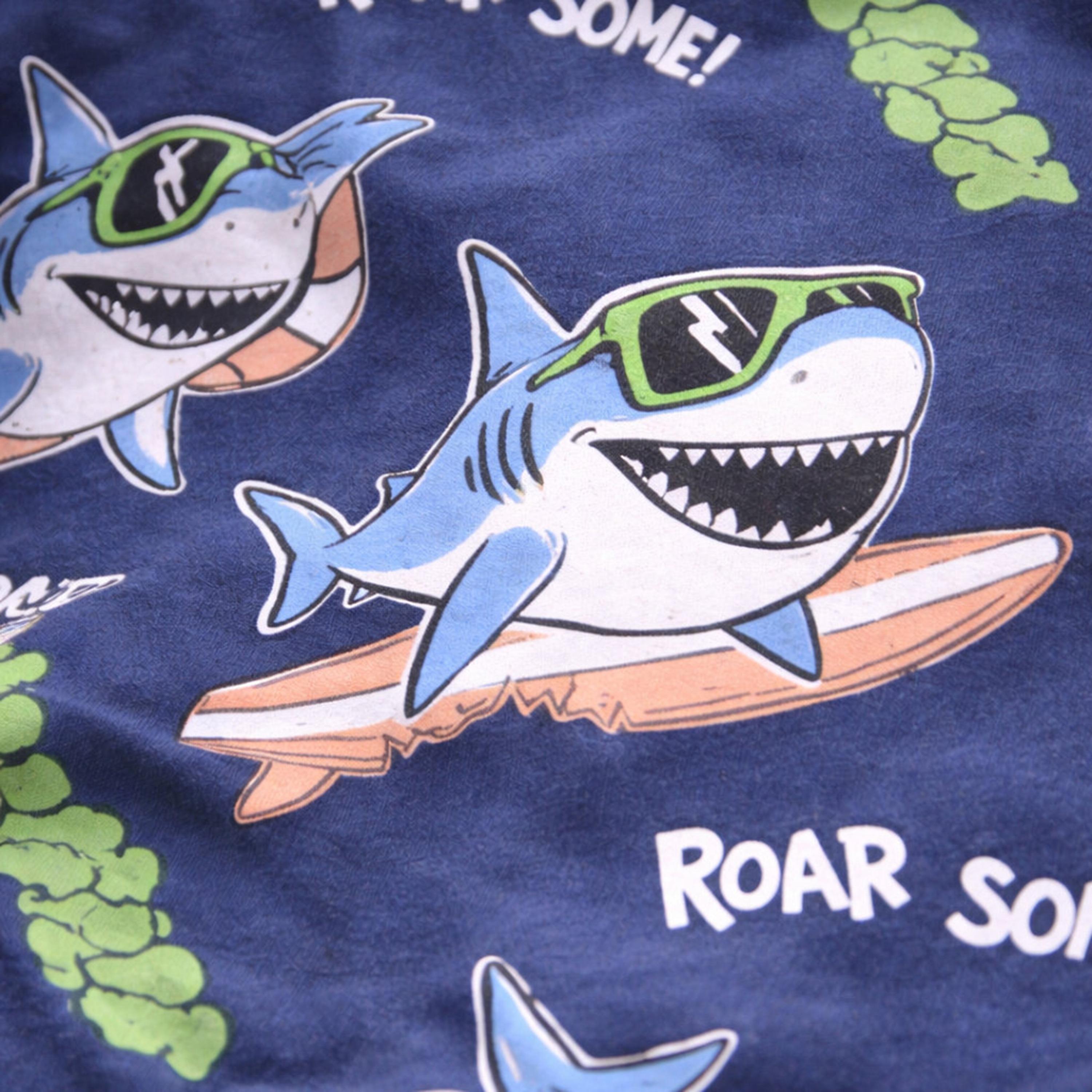 Victor and Jane Awesome Printed Cotton T-Shirt & Shorts Set-boys-clothing-setsandcoords-image-6
