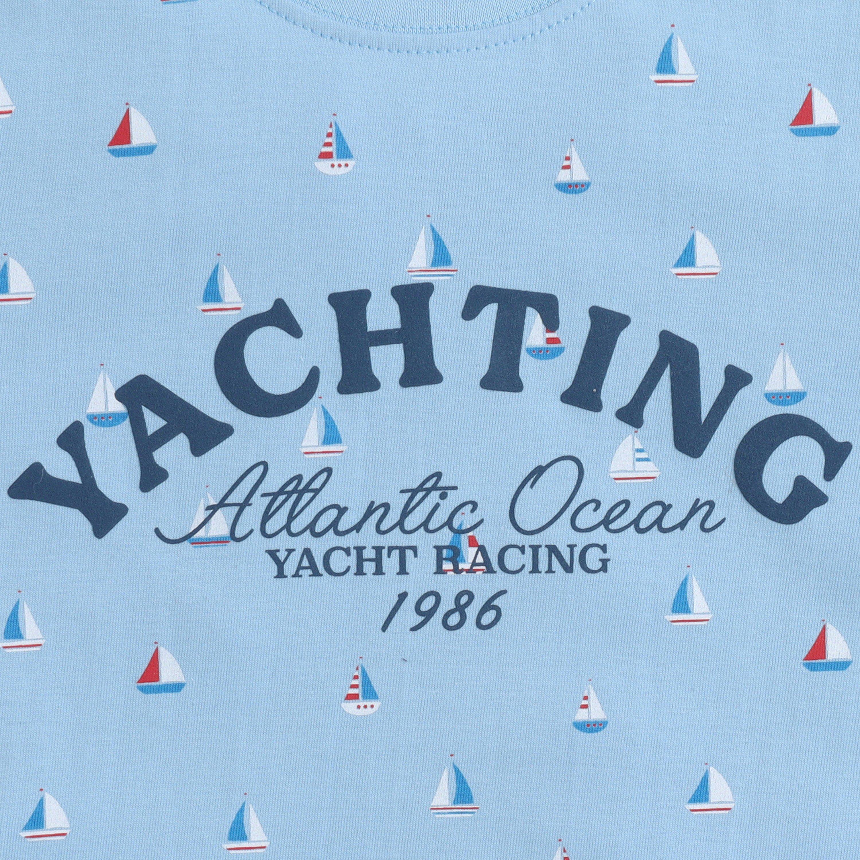 Victor and Jane Yachting Printed Cotton T-Shirt & Shorts Set-boys-clothing-setsandcoords-image-4