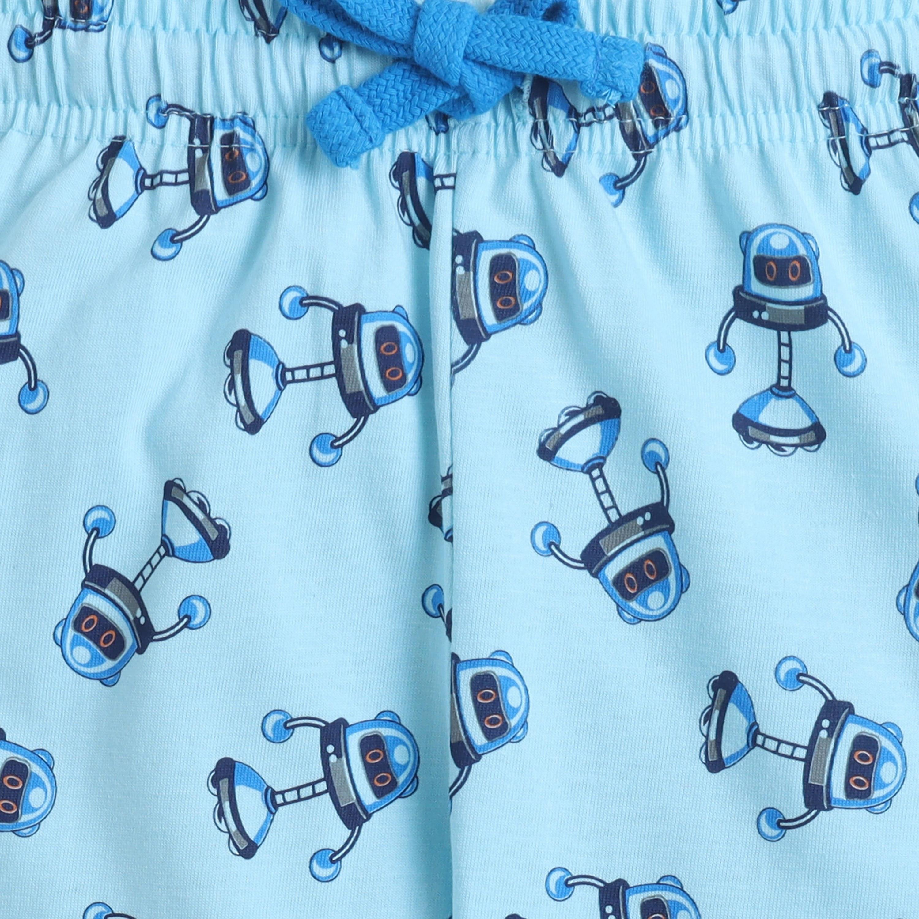 Victor and Jane Robot Graphic Cotton T-Shirt & Pajama Set-baby-boys-clothing-setsandcoords-image-6