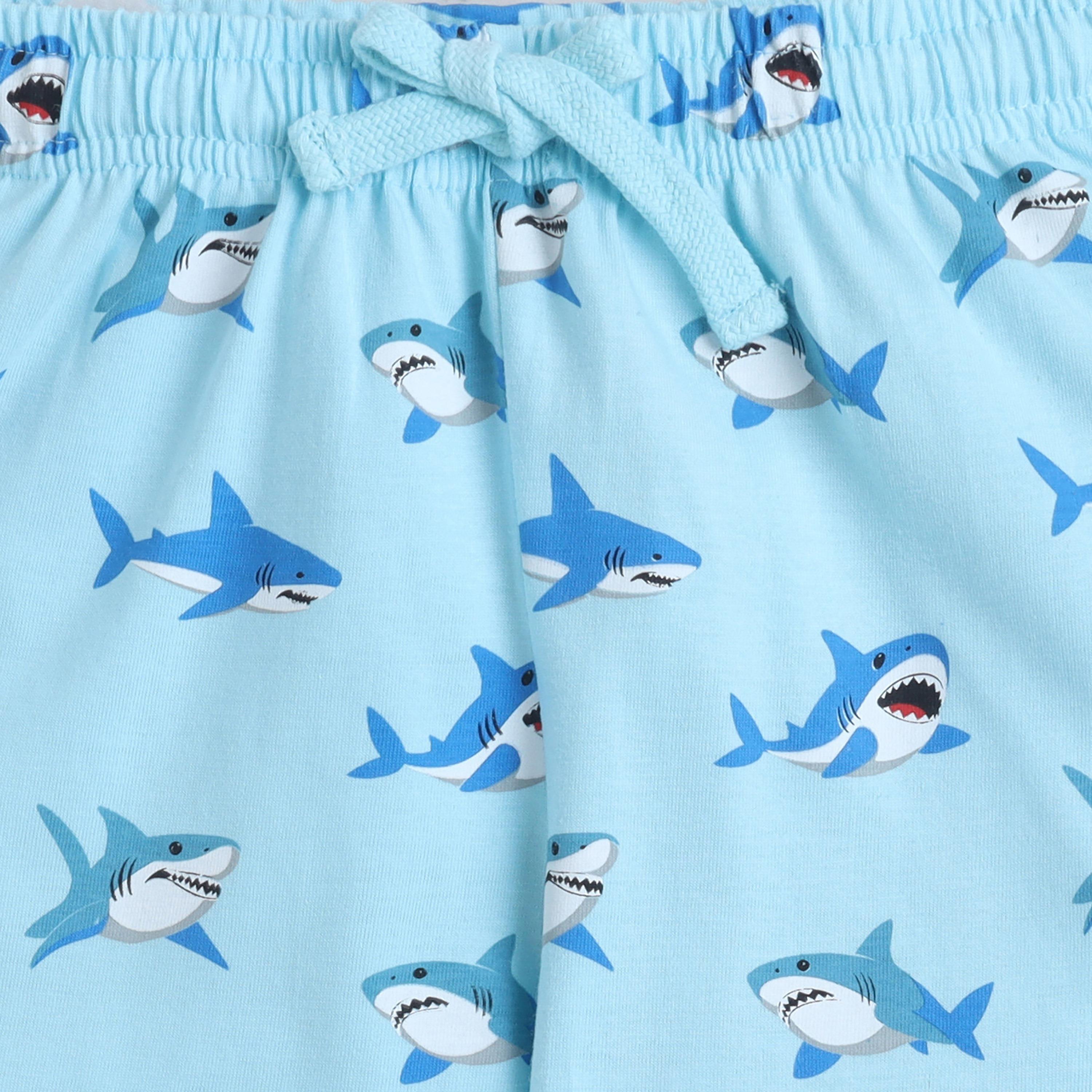 Victor and Jane Summer Printed Cotton T-Shirt & Pajama Set-boys-clothing-setsandcoords-image-6