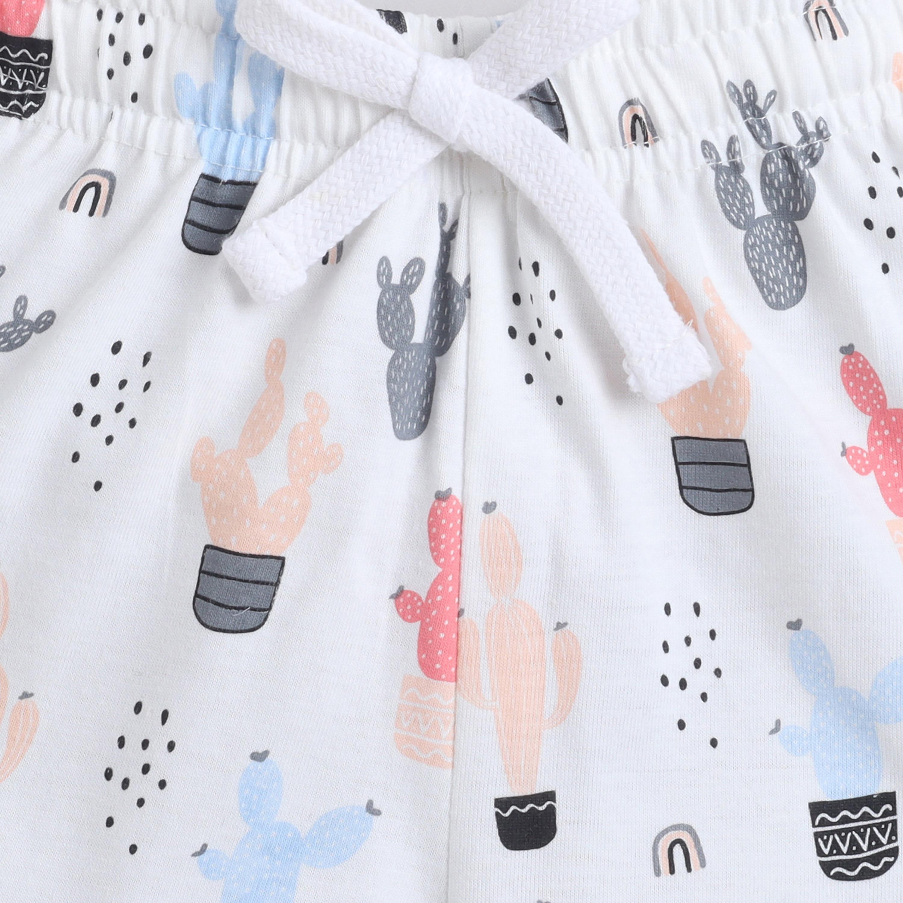Victor and Jane Cactus Print Cotton T-Shirt & Shorts Set-girls-clothing-setsandcoords-image-7