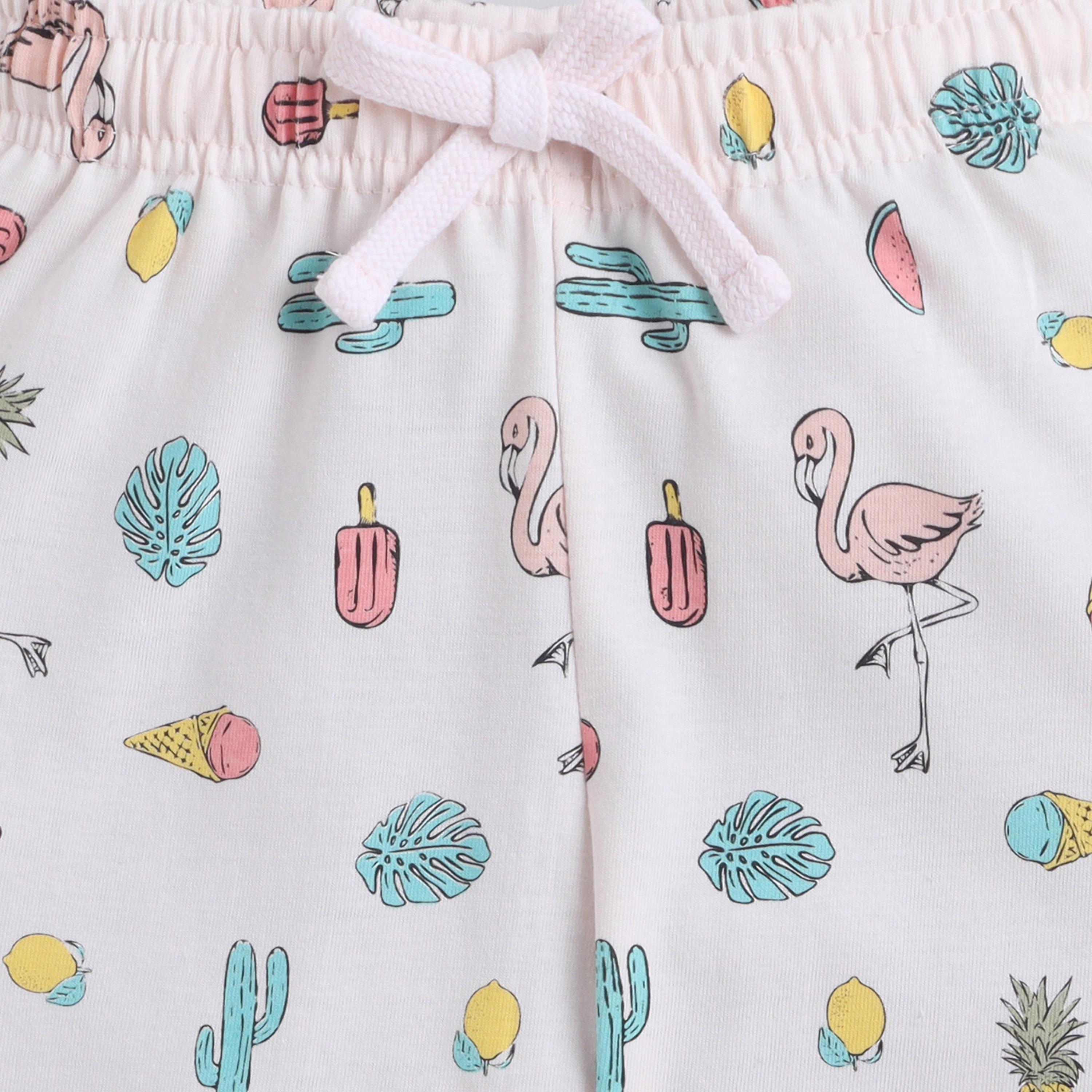 Victor and Jane West Coast Printed Cotton T-Shirt & Pajama Set-girls-clothing-setsandcoords-image-6