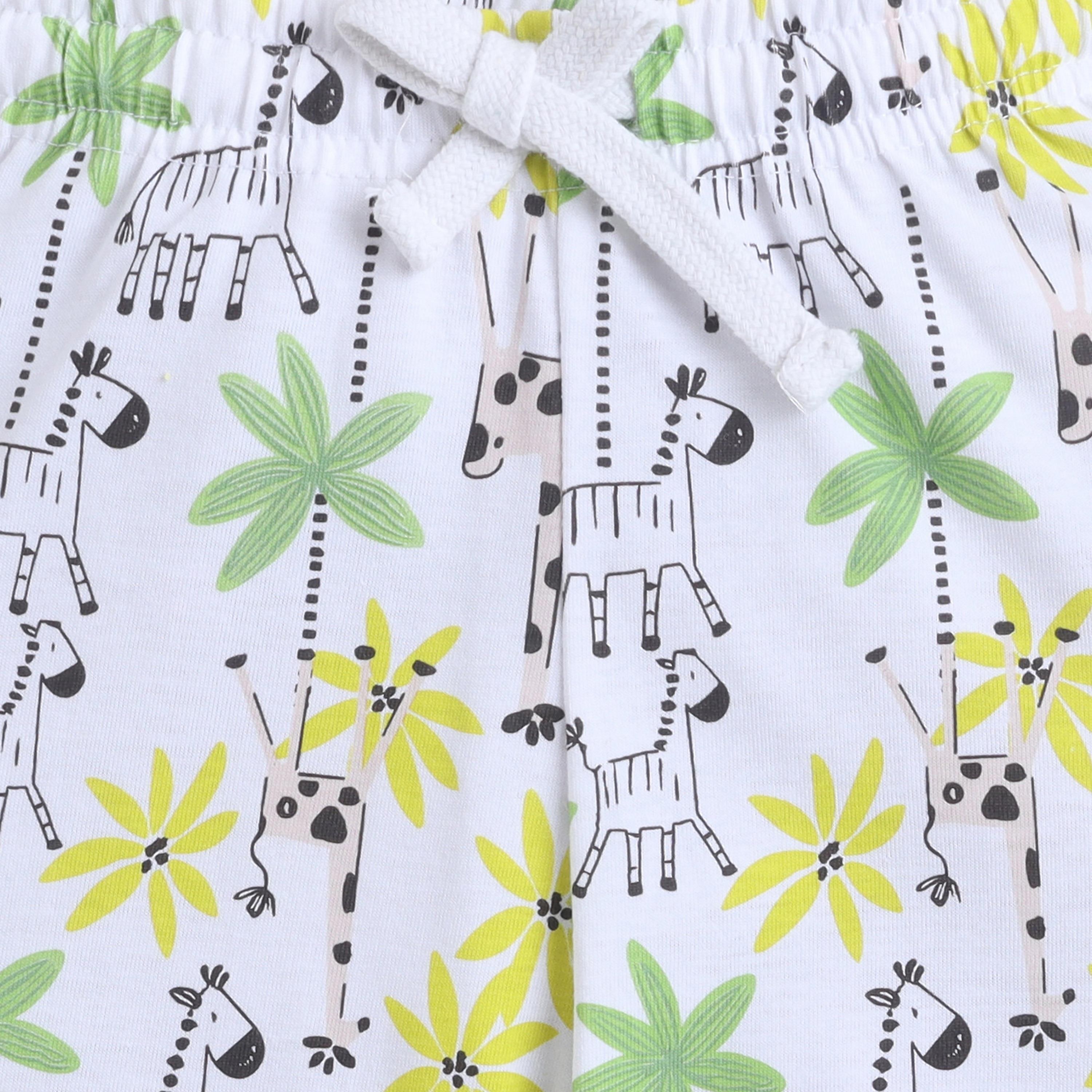Victor and Jane Nature Printed Cotton T-Shirt & Pajama Set-girls-clothing-setsandcoords-image-6