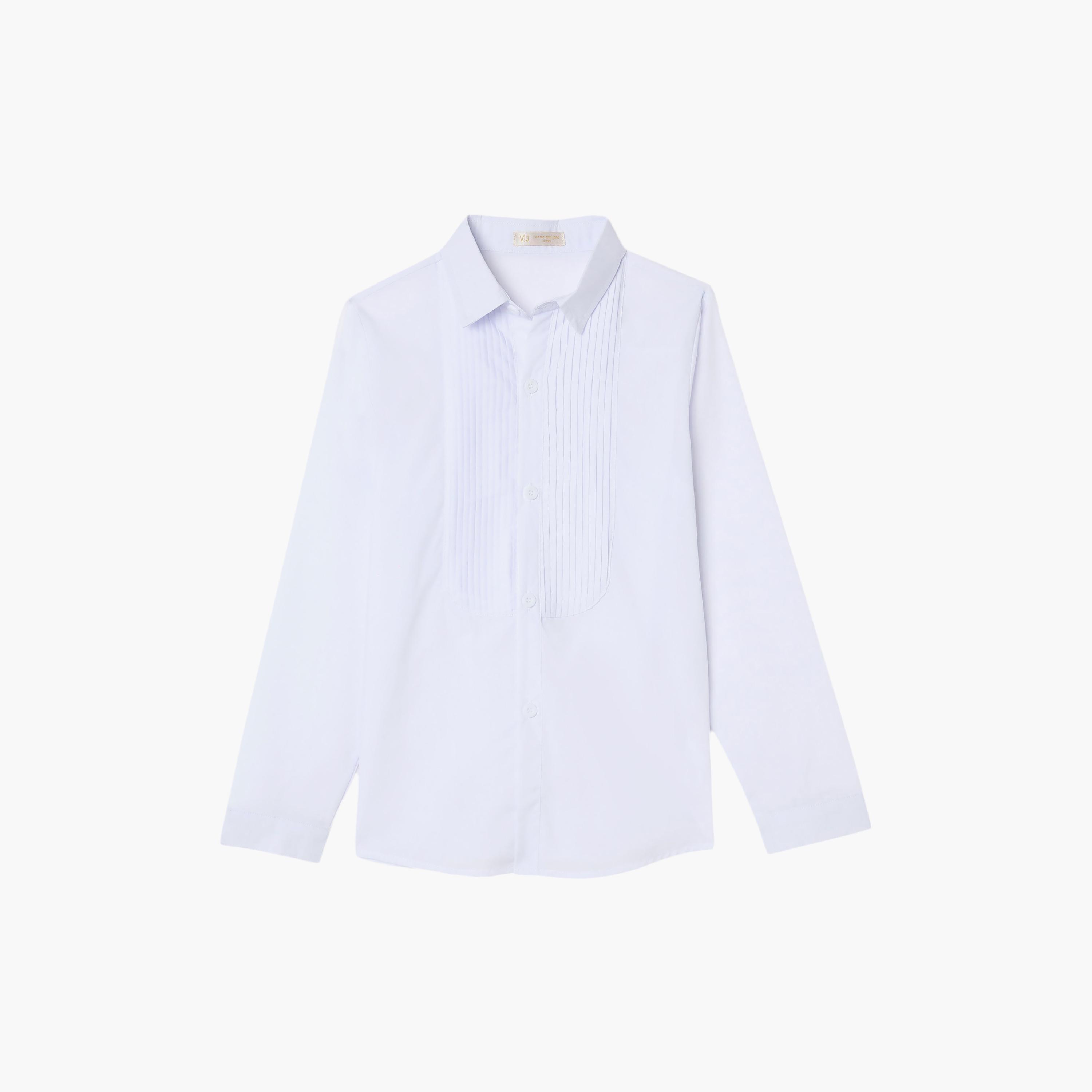 Victor and Jane 4-Piece Full Sleeves Shirt with Waistcoat & Trousers Set-boys-clothing-setsandcoords-image-9