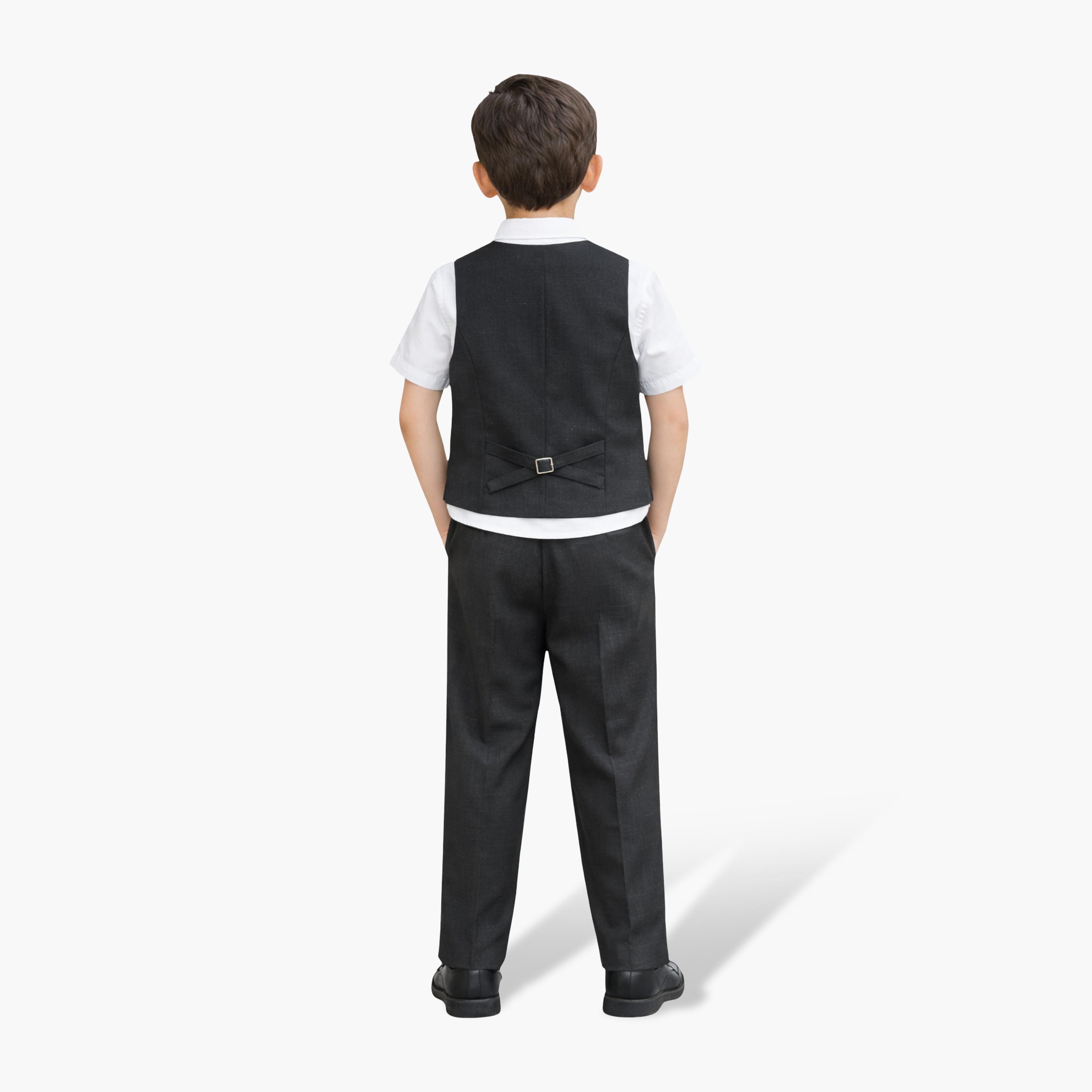 Victor and Jane Waistcoat, Shirt, Trousers & Bow Tie Set-boys-clothing-setsandcoords-image-2