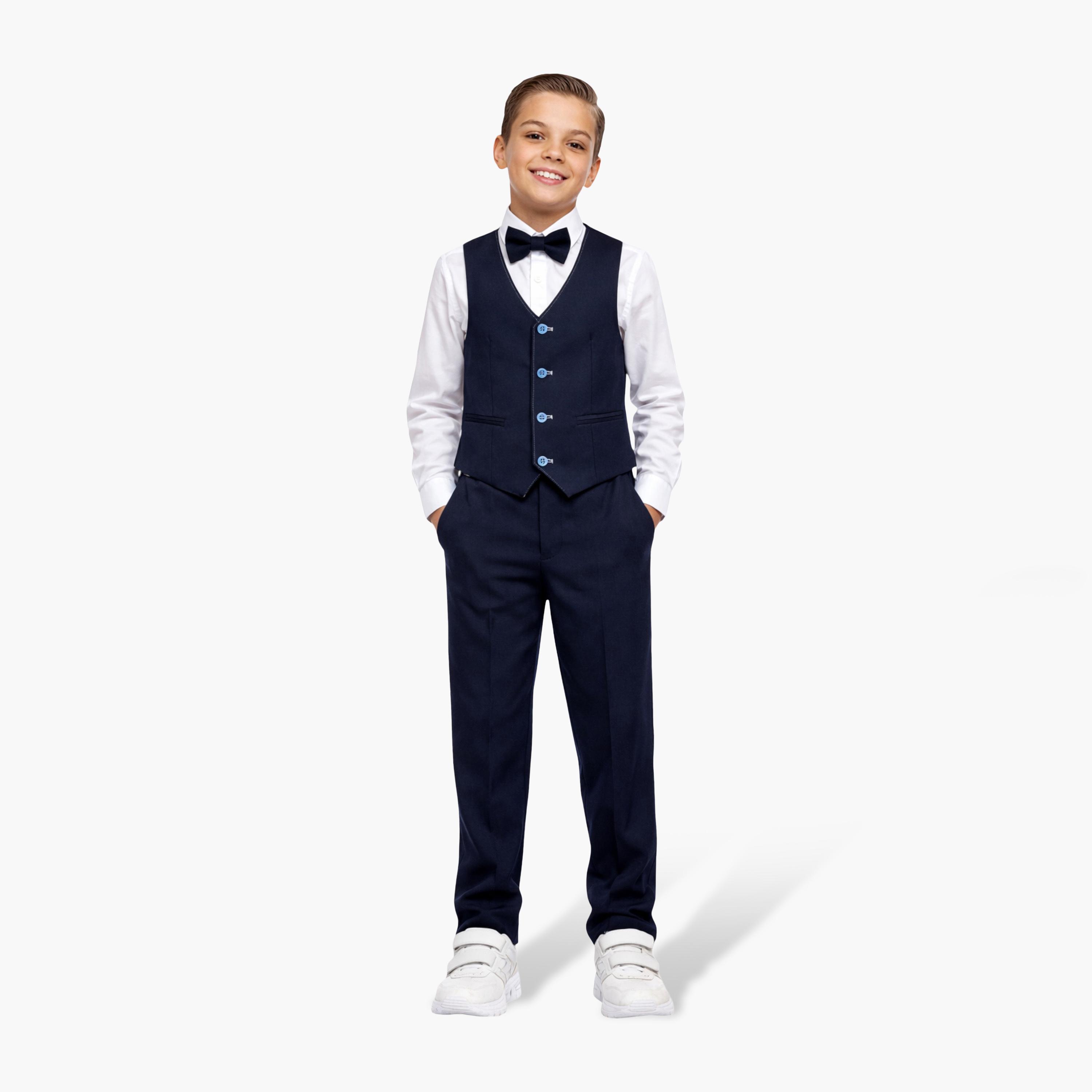 Victor and Jane Waistcoat, Shirt, Trousers & Bow Tie Set-boys-clothing-setsandcoords-image-1