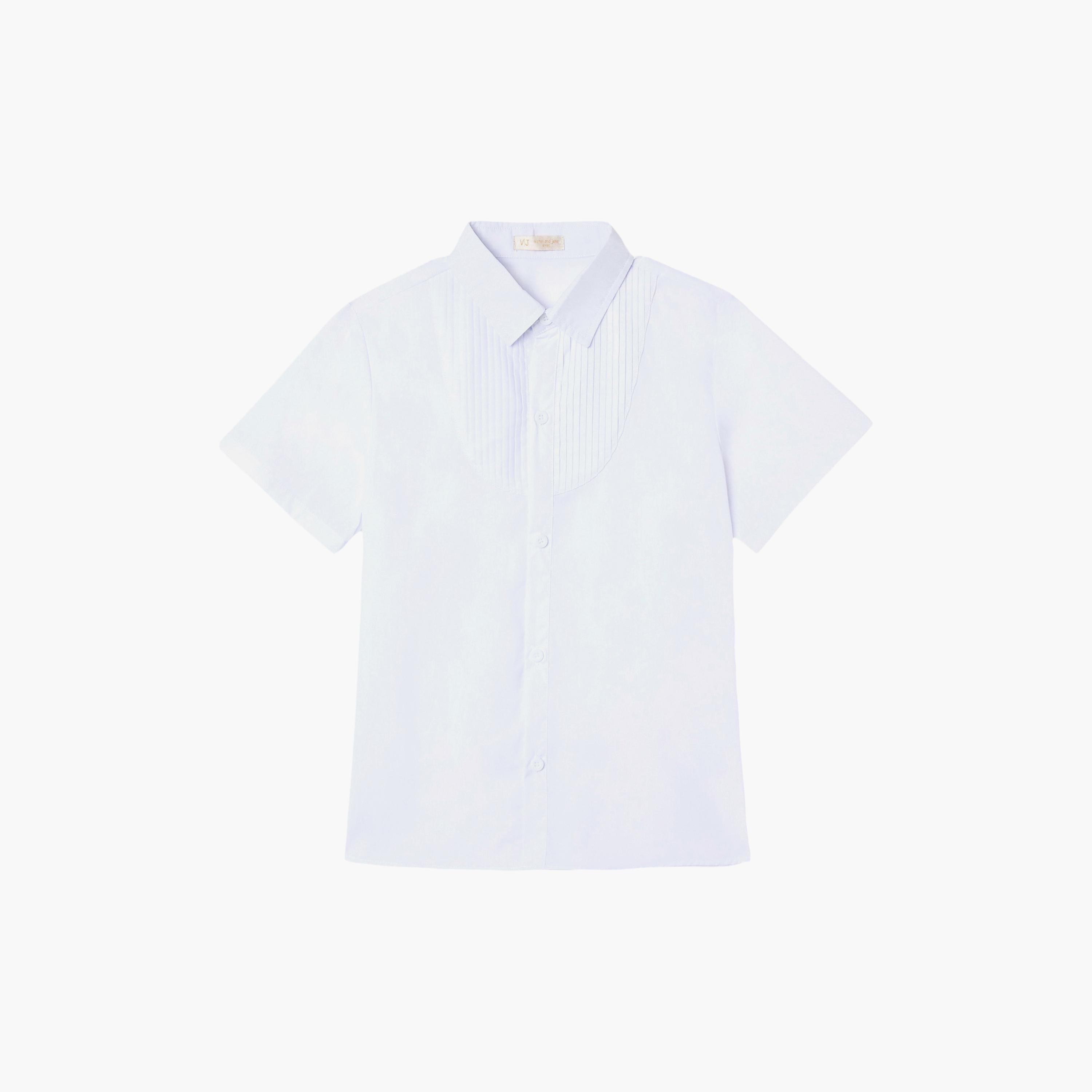 طقم 4 قطع قميص بأكمام نصفية مع فيست ويست كوت وبنطال من فيكتور أند جين-boys-clothing-setsandcoords-image-7