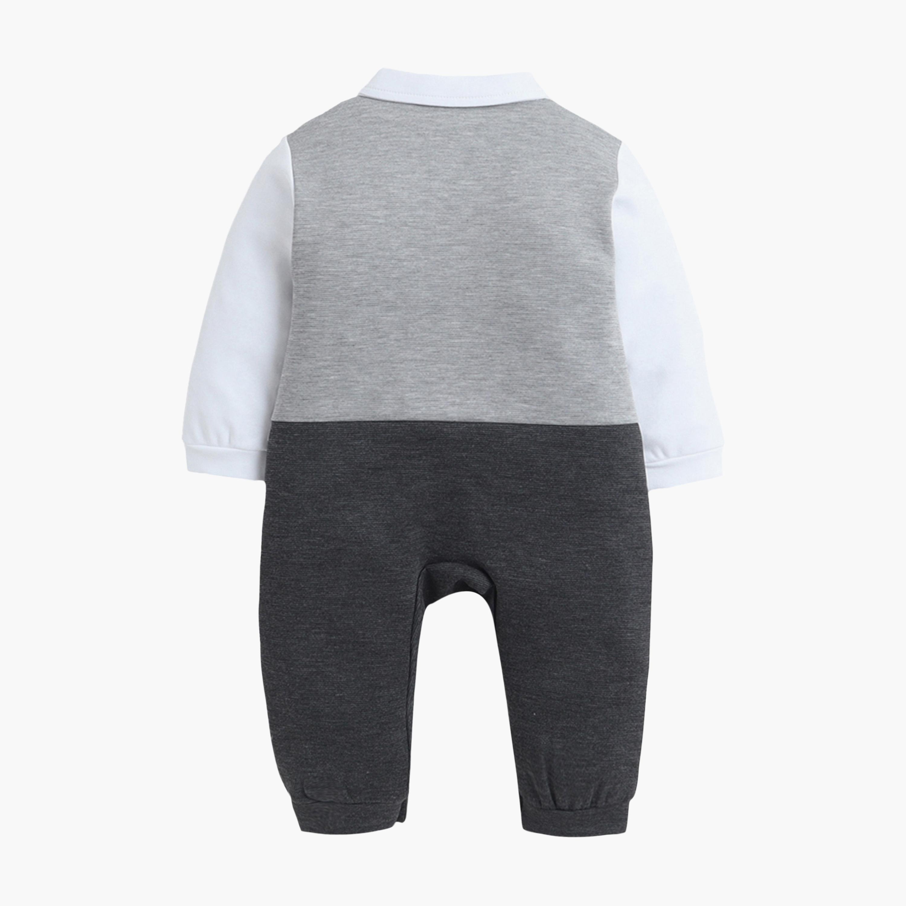 Victor and Jane Waistcoat, Shirt & Bow Tie Mock Rompers Set-boys-clothing-rompersanddungarees-image-2