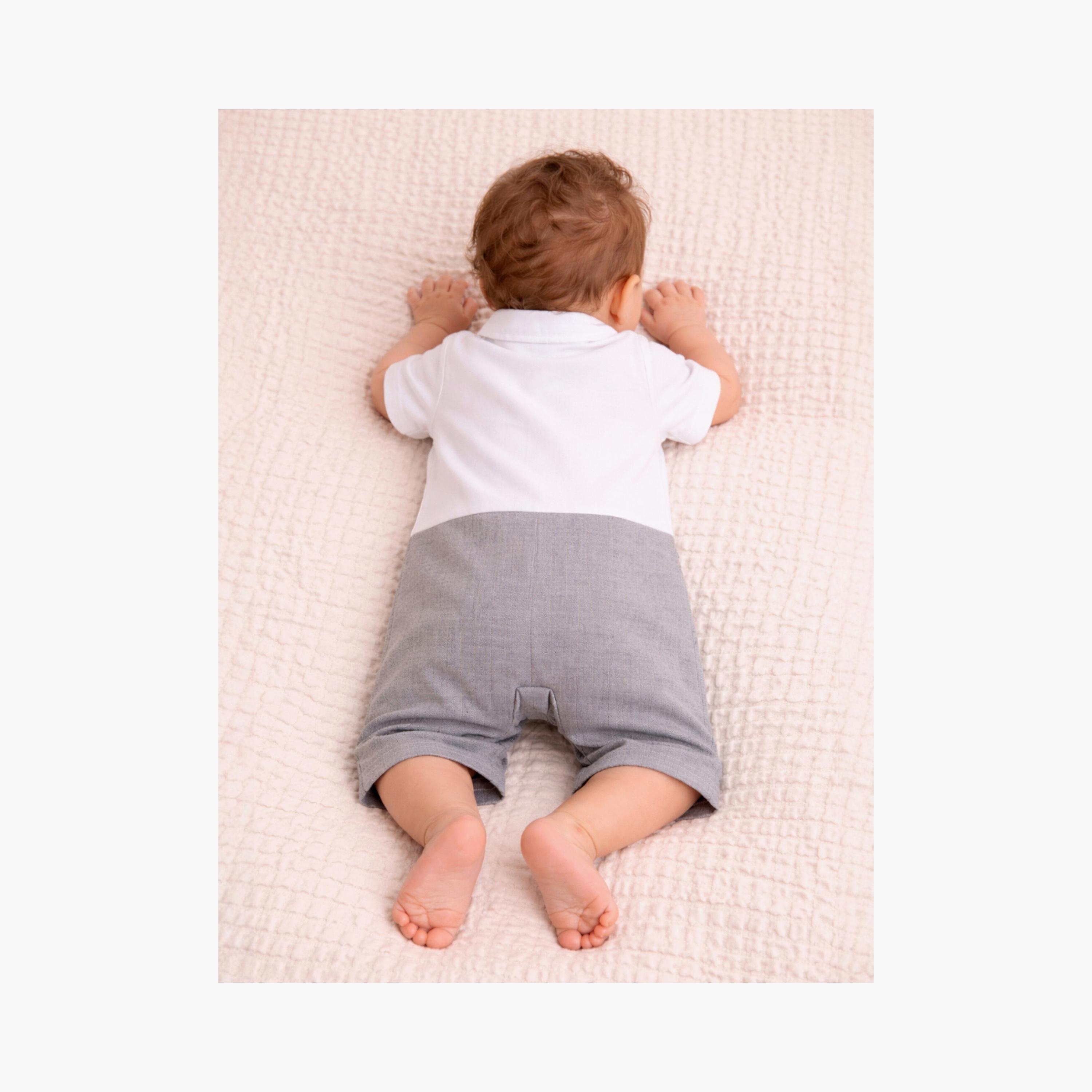 Victor and Jane Waistcoat, Shirt & Bow Tie Mock Rompers Set-boys-clothing-rompersanddungarees-image-4