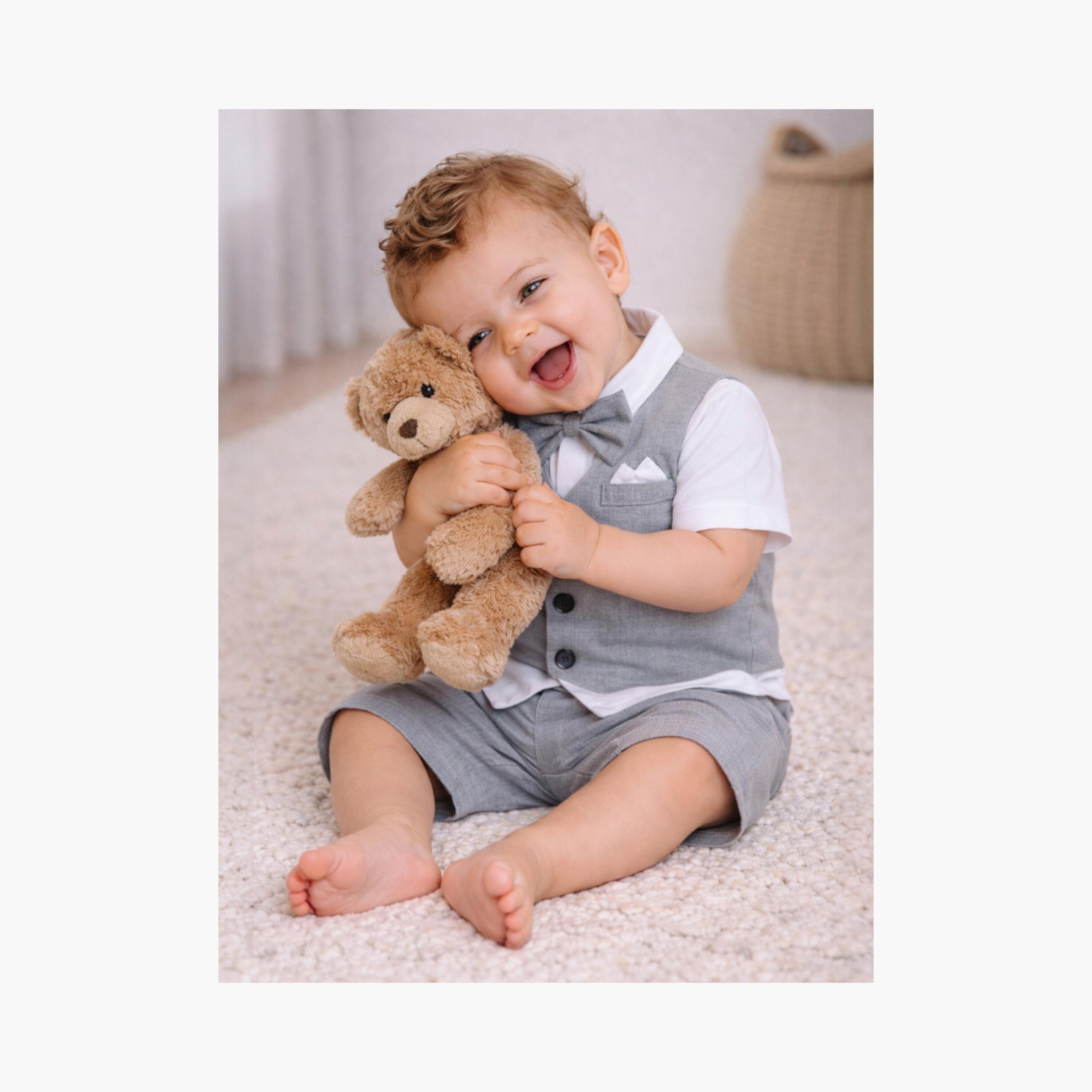 Victor and Jane Waistcoat, Shirt & Bow Tie Mock Rompers Set-boys-clothing-rompersanddungarees-image-5