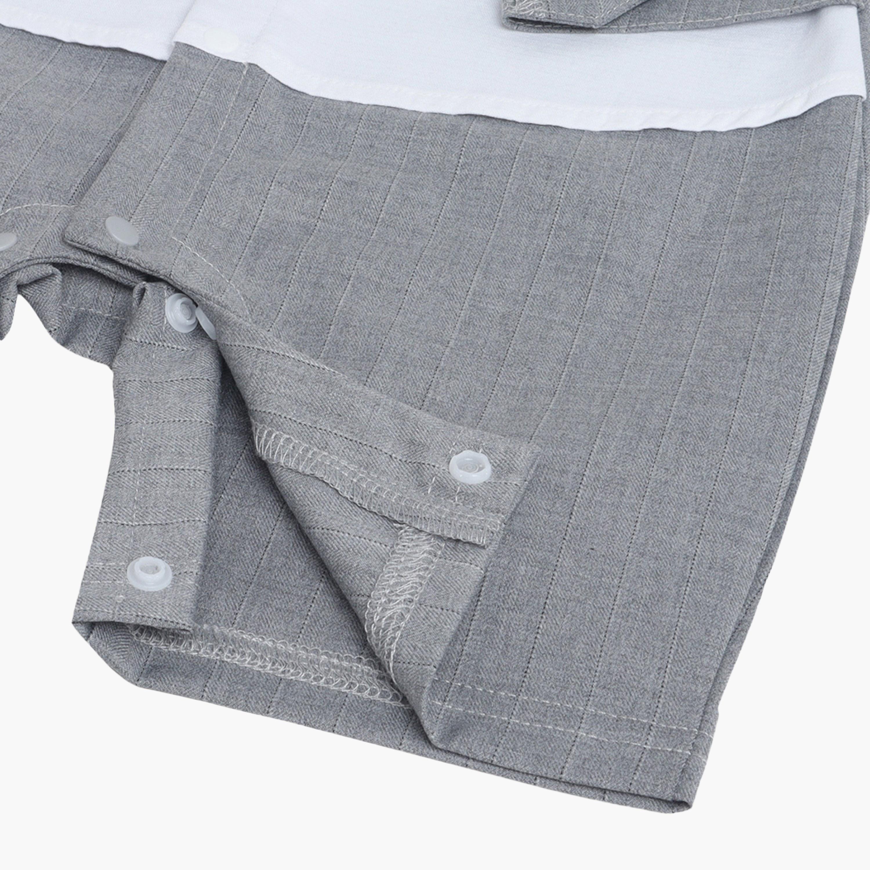 Victor and Jane Waistcoat, Shirt & Bow Tie Mock Rompers Set-boys-clothing-rompersanddungarees-image-8