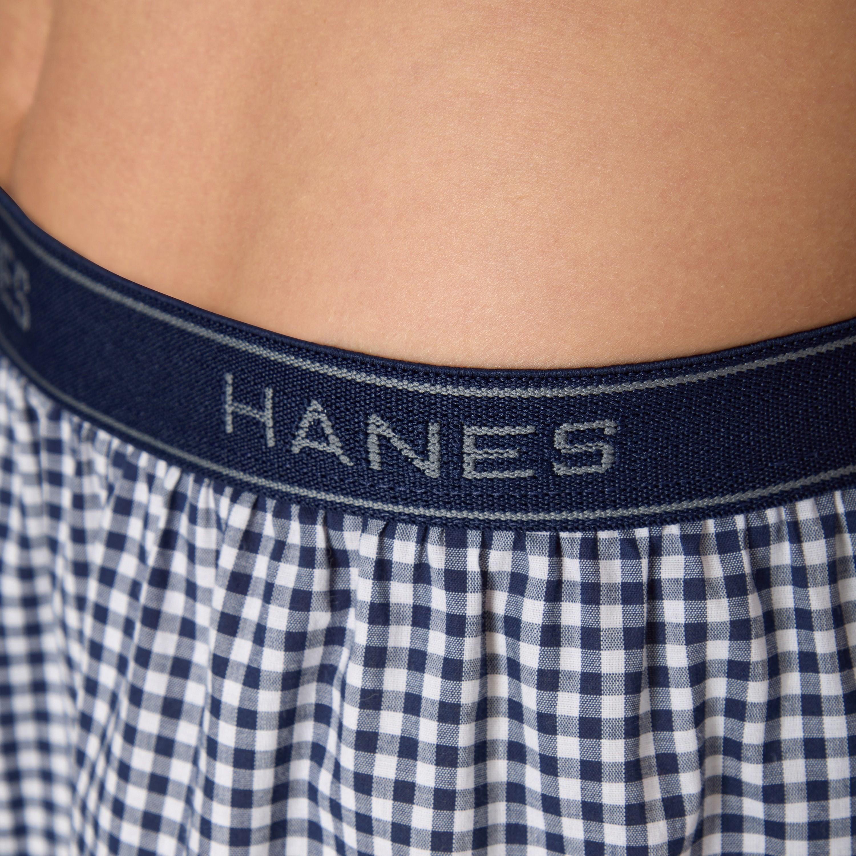 Hanes Assorted Pack of 6 Checked and Plain Men's Boxers-men-clothing-innerwear-underwear-image-5