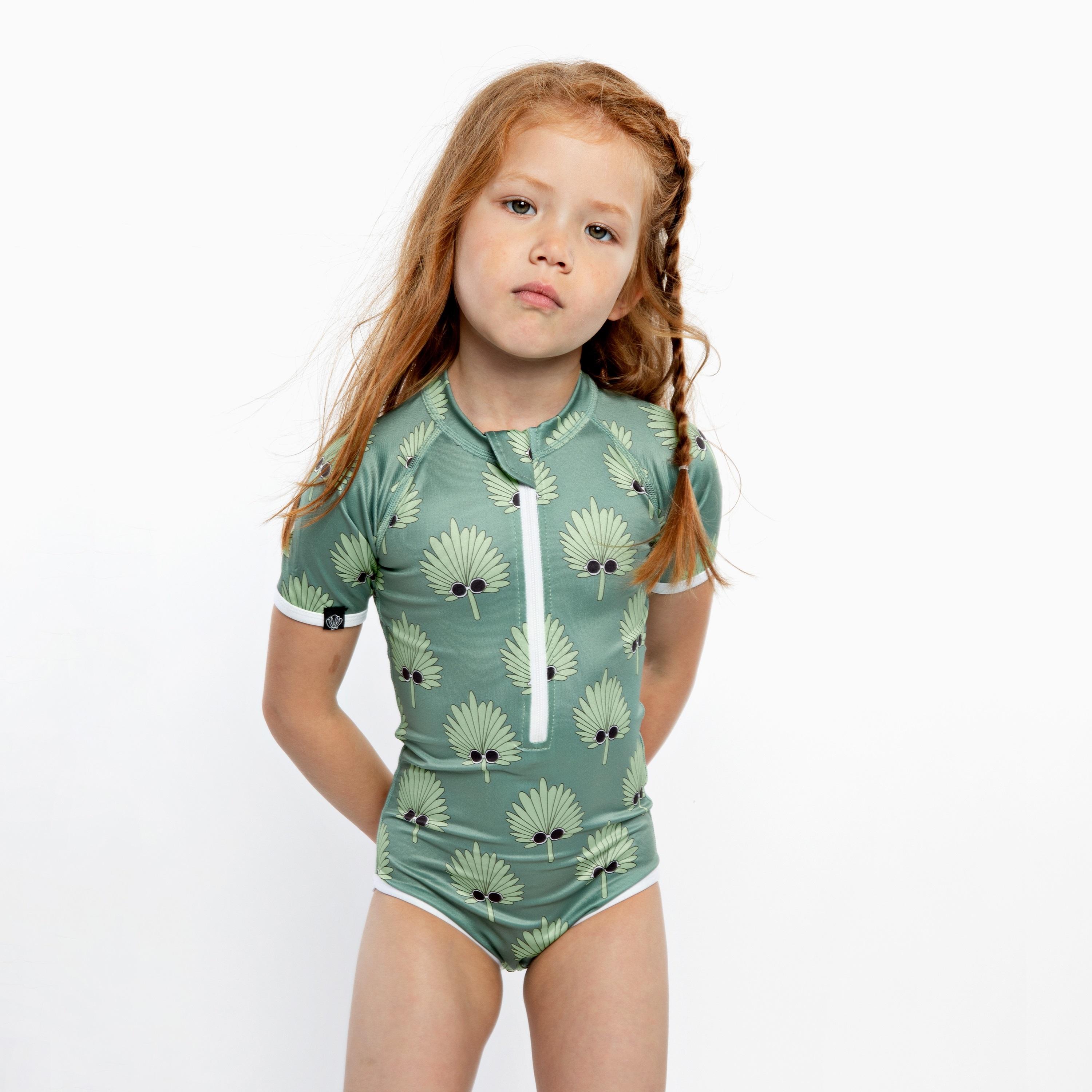 Beach & Bandits Let It Leaf Printed Swimsuit-sports-girls-clothing-swimwear-image-1