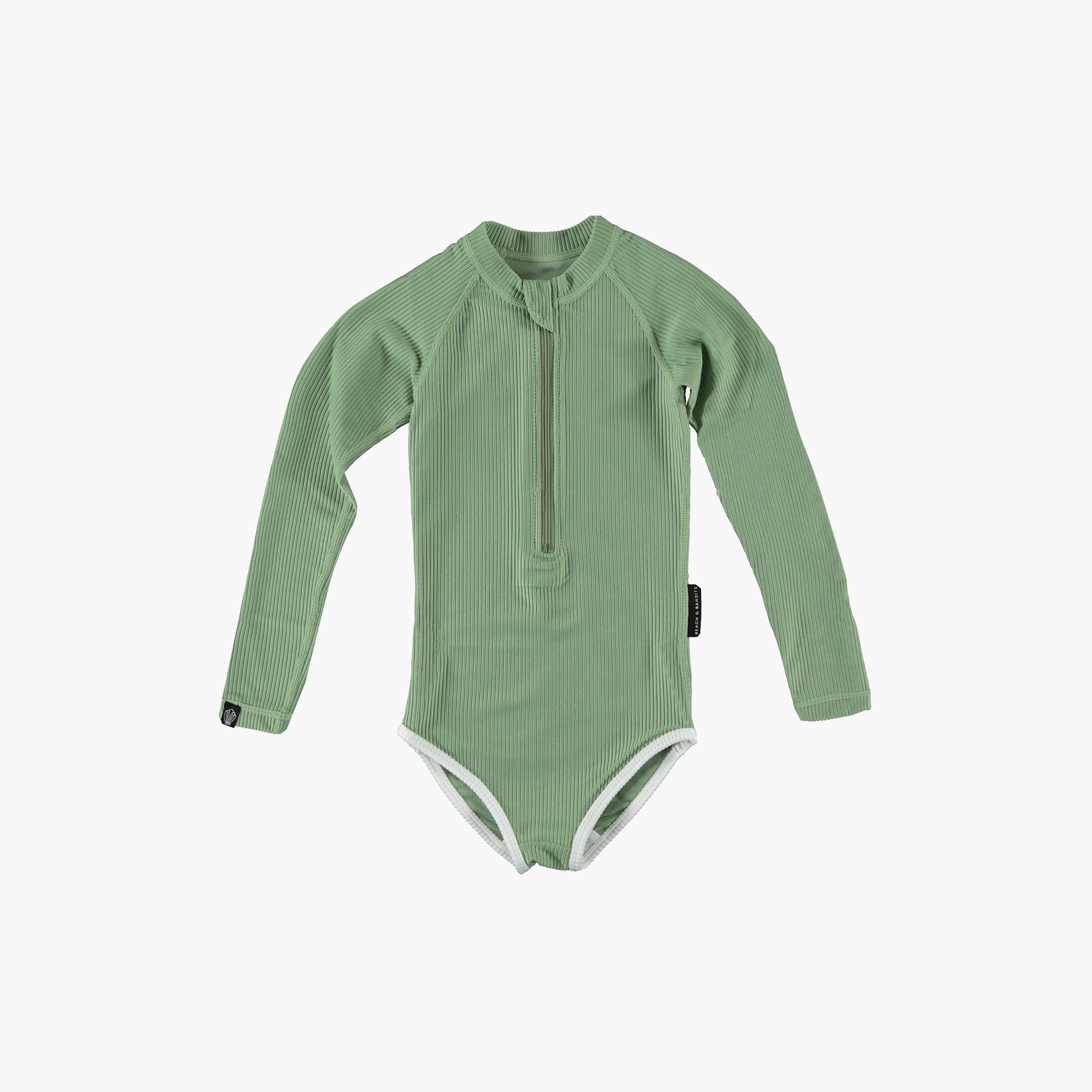 Beach & Bandits Basil Ribbed Swimsuit-girls-clothing-sportswear-swimwear-image-2