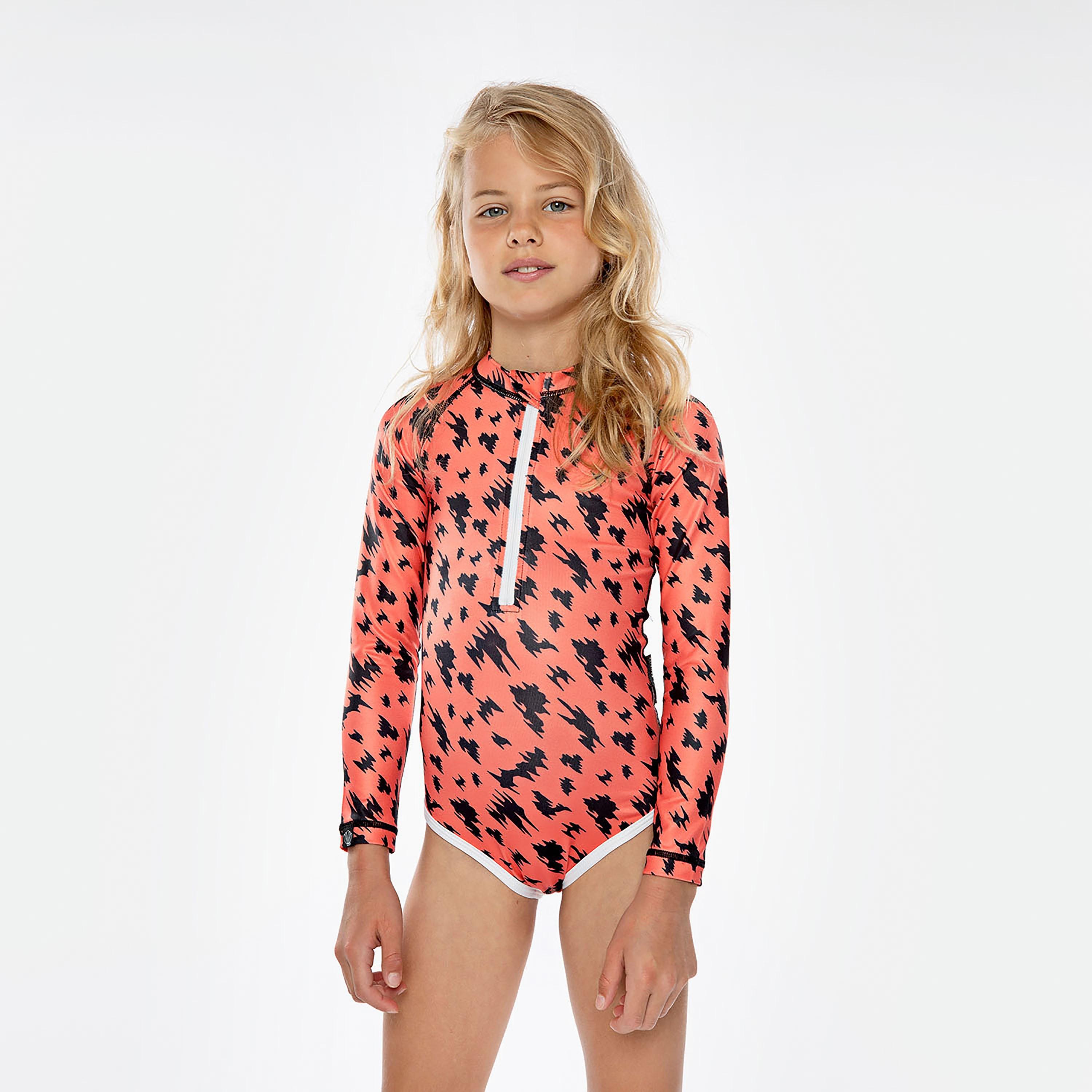 بدلة السباحة بطبعة إليكتريك من بيتش آند بانديتس-girls-clothing-sportswear-swimwear-image-4