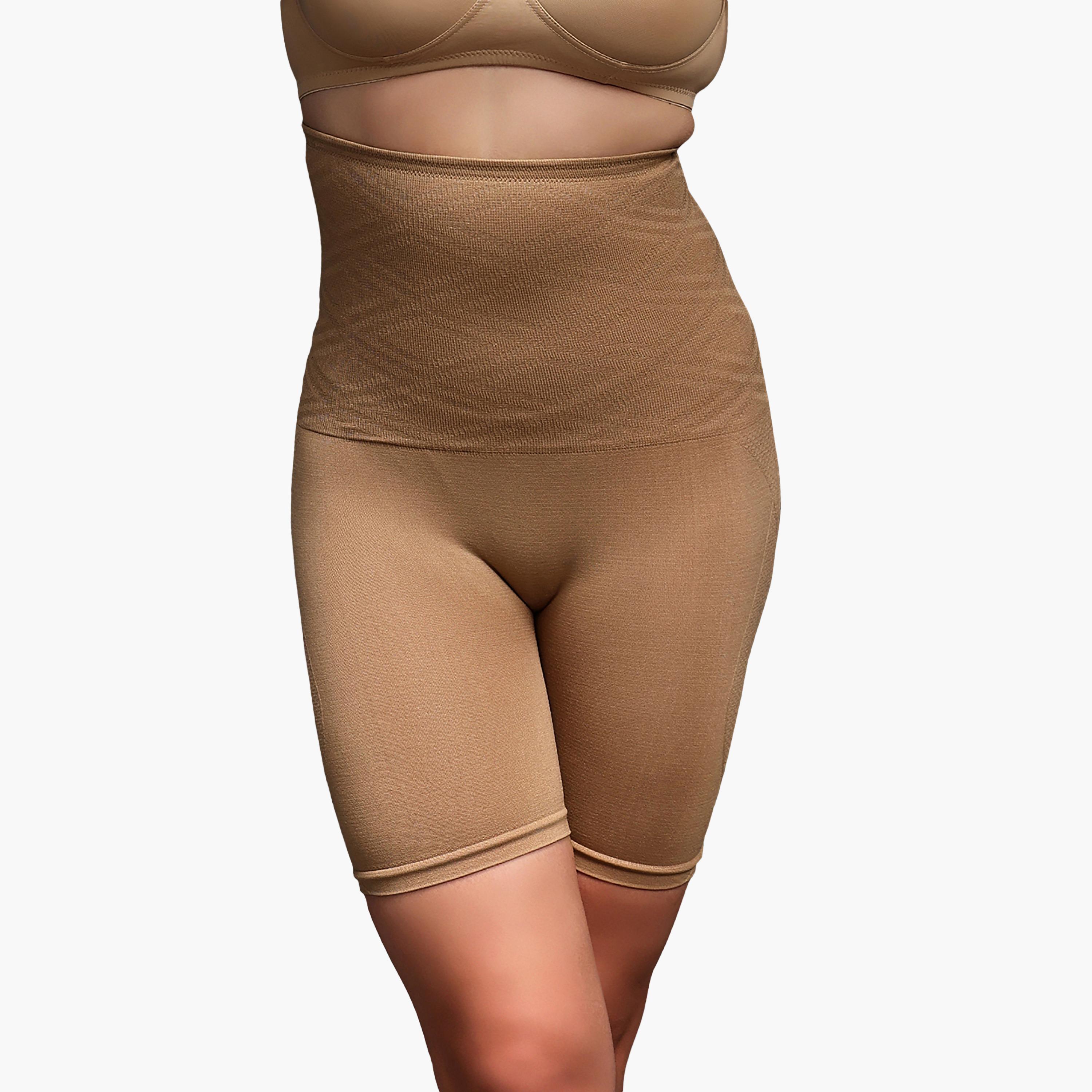 مشد جسم 4 في 1 (للبطن والظهر والفخذين والأوراك) بلون النود للنساء من كلوفيا-women-clothing-lingerie-shapewear-image-1