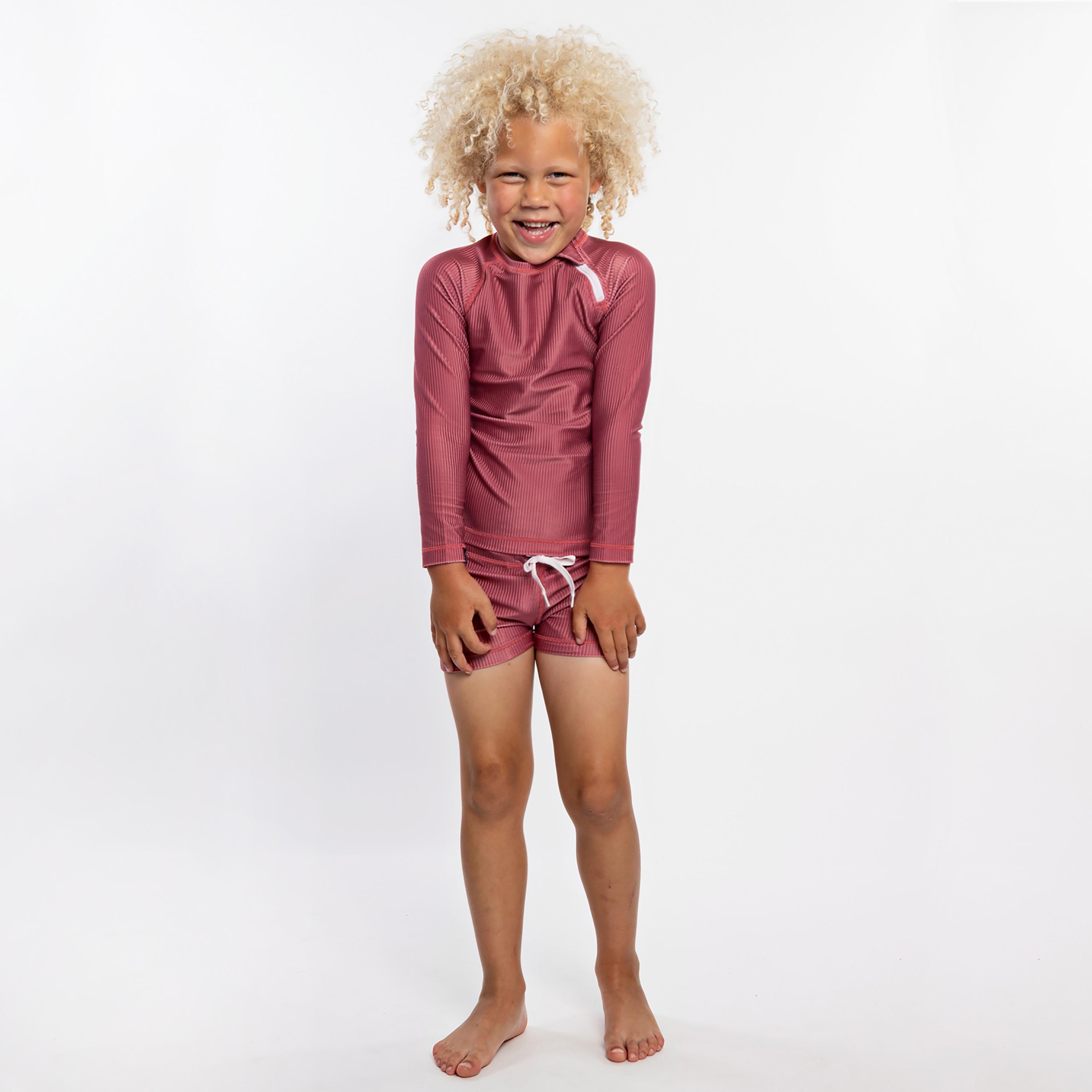 Beach & Bandits Garnet Ribbed Swim Shorts-sports-boys-clothing-swimwear-image-1