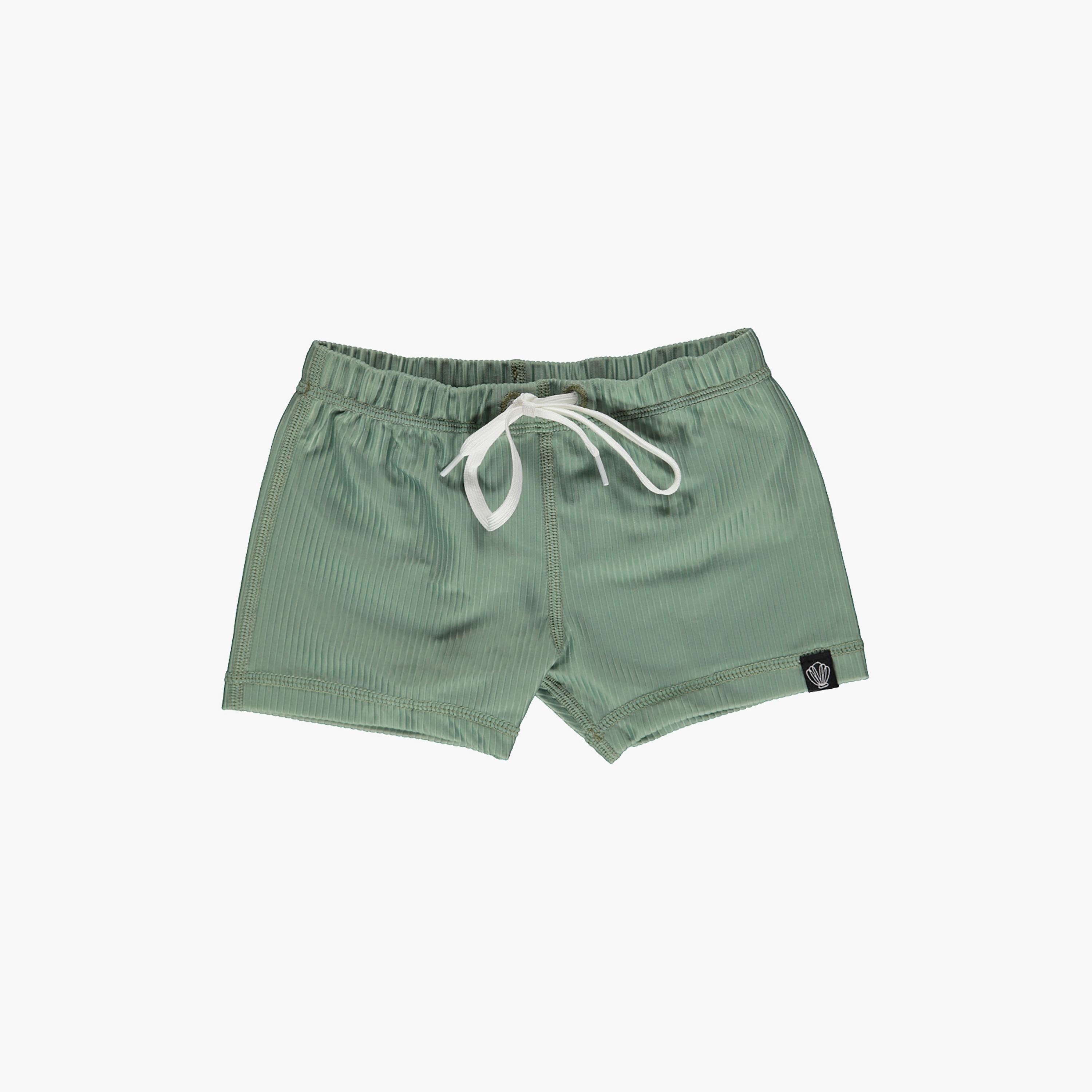 Beach & Bandits Basil Ribbed Swim Shorts-baby-boys-clothing-swimwear-image-1