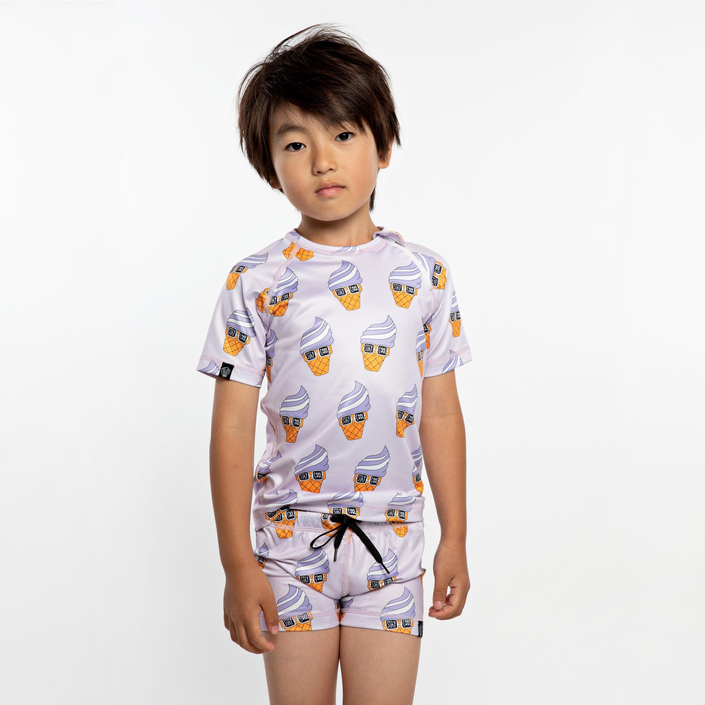 Beach & Bandits Stay Cool Printed Swim Shorts-boys-clothing-sportswear-swimwear-image-1